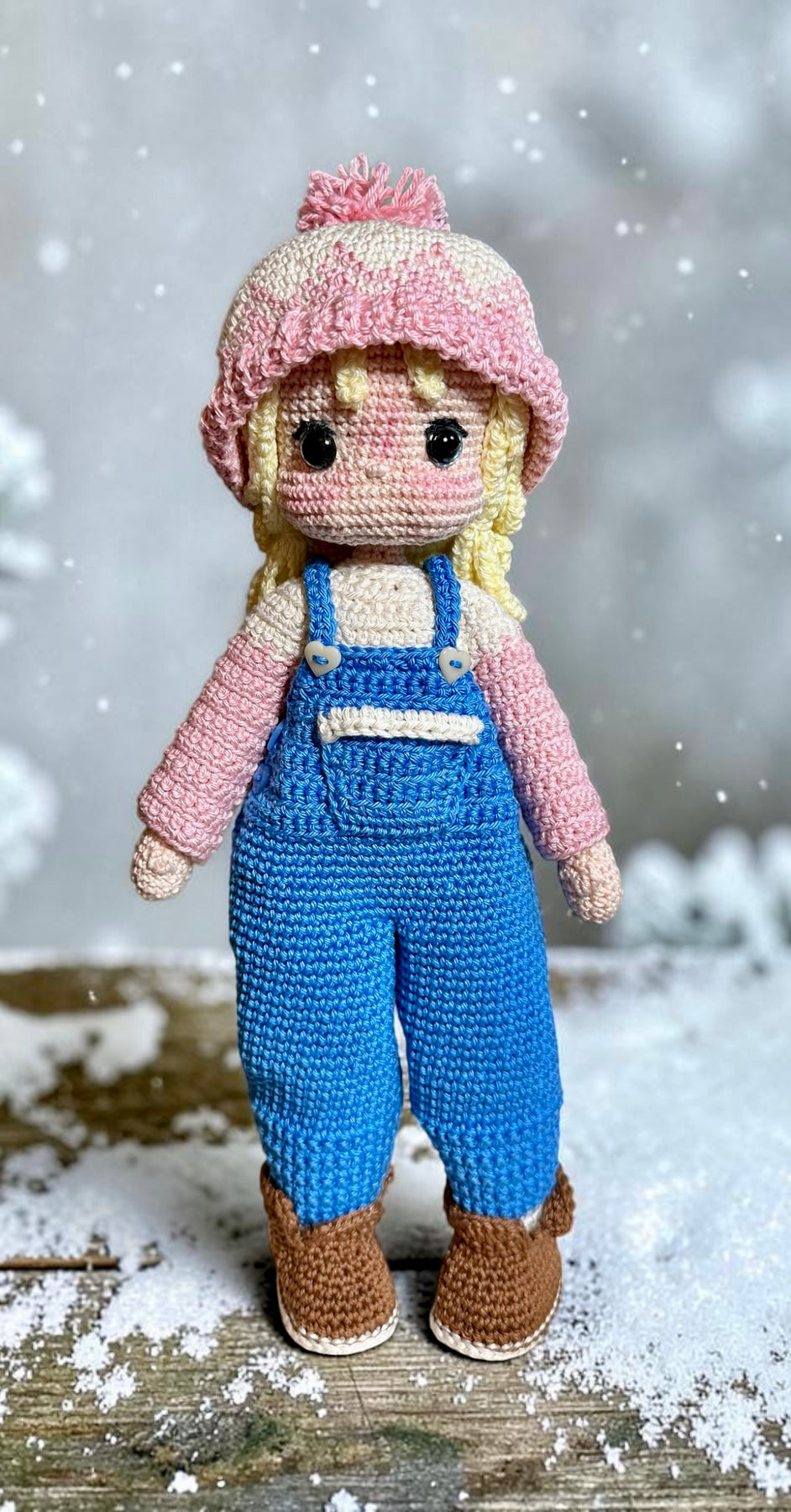 Crochet Little Girl Doll - Made to order