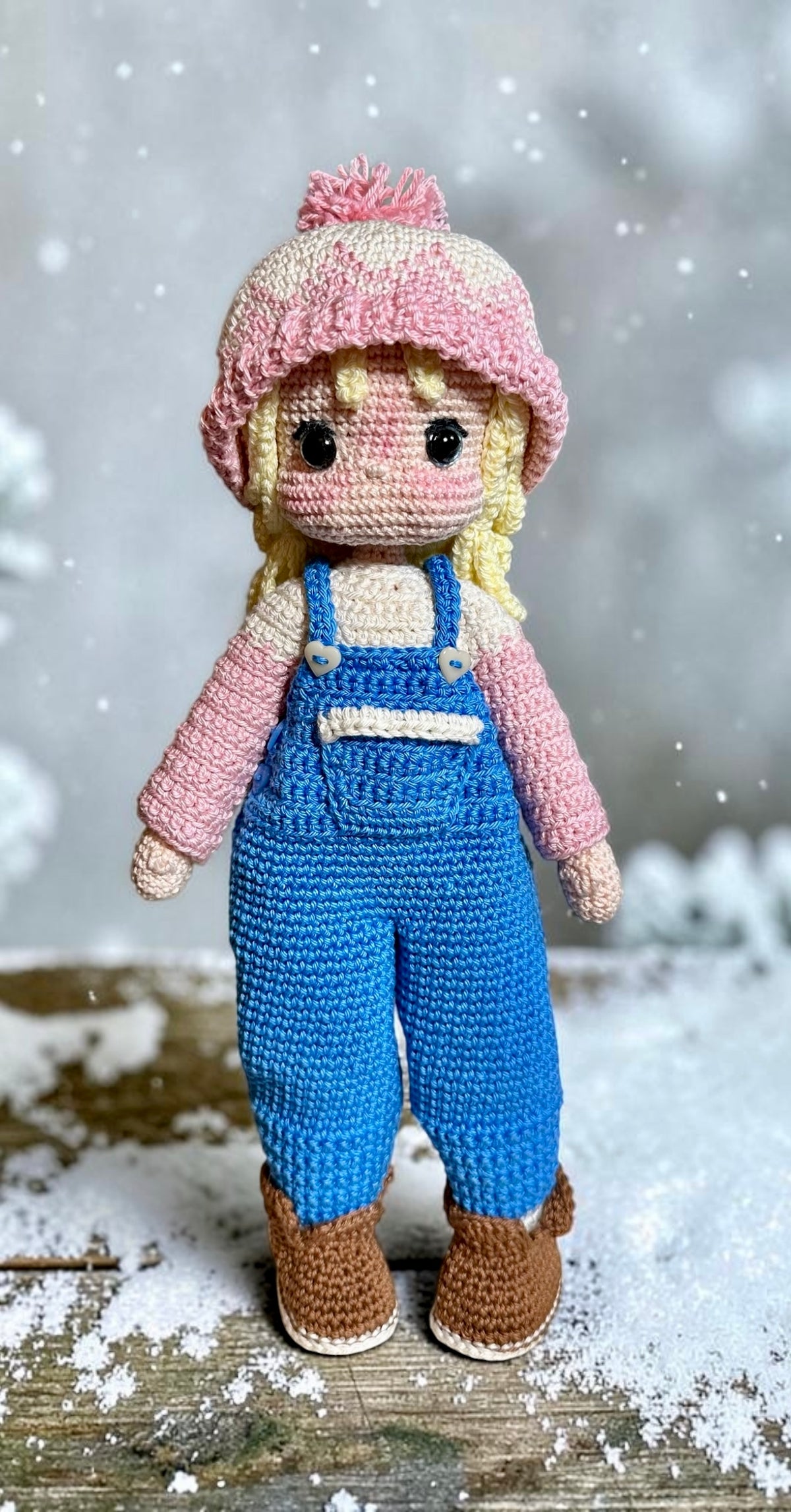 Crochet Little Girl Doll - Made to order