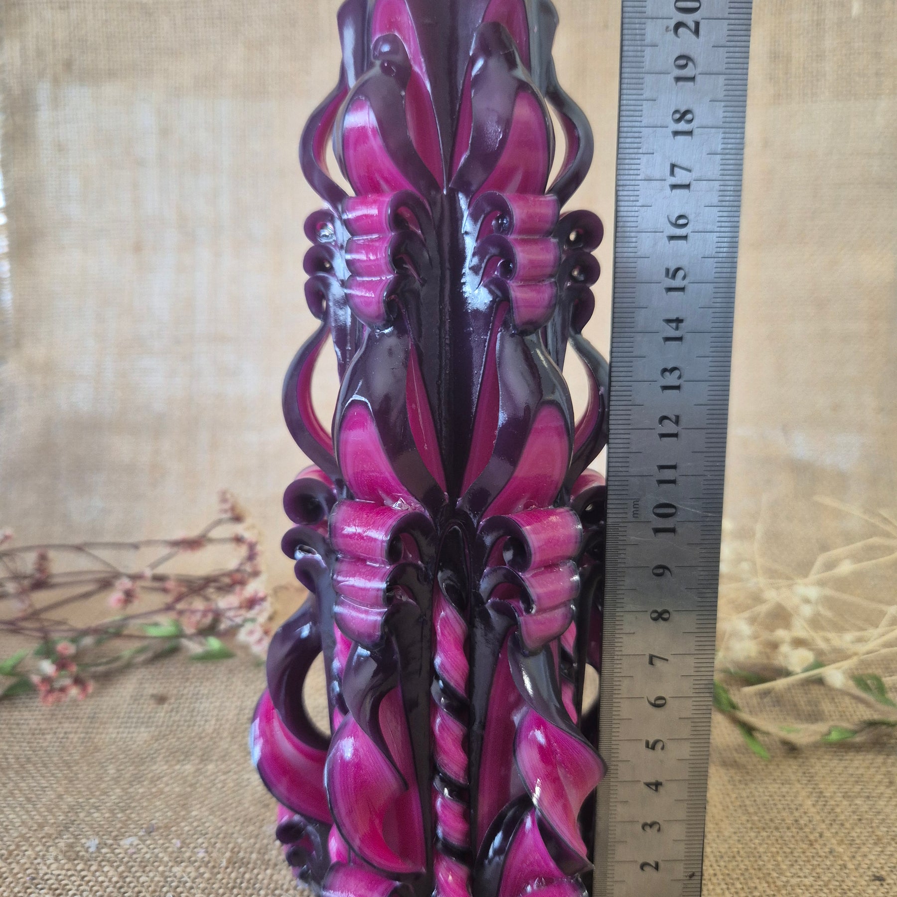 Pink, Magenta and Black 21cm