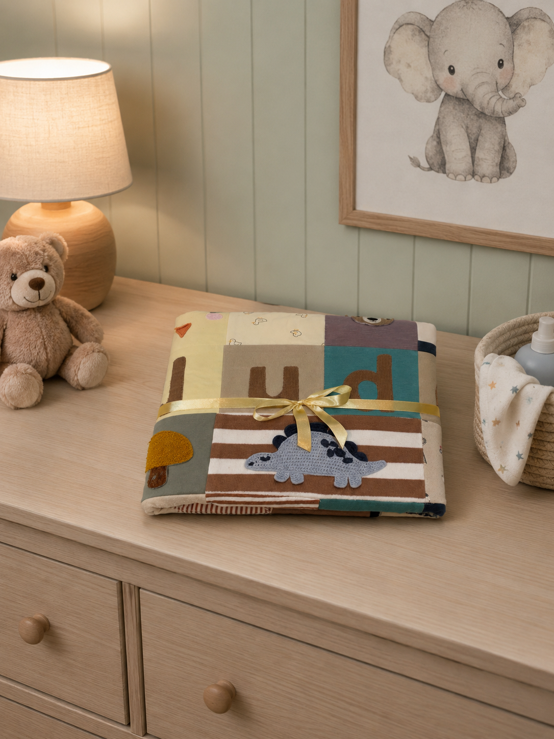 Custom Baby Clothes Memory Quilt – Personalised Keepsake Blanket
