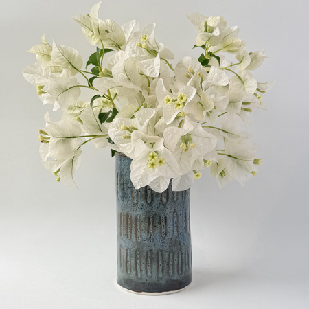 Ceramic Vase in Denim Glaze