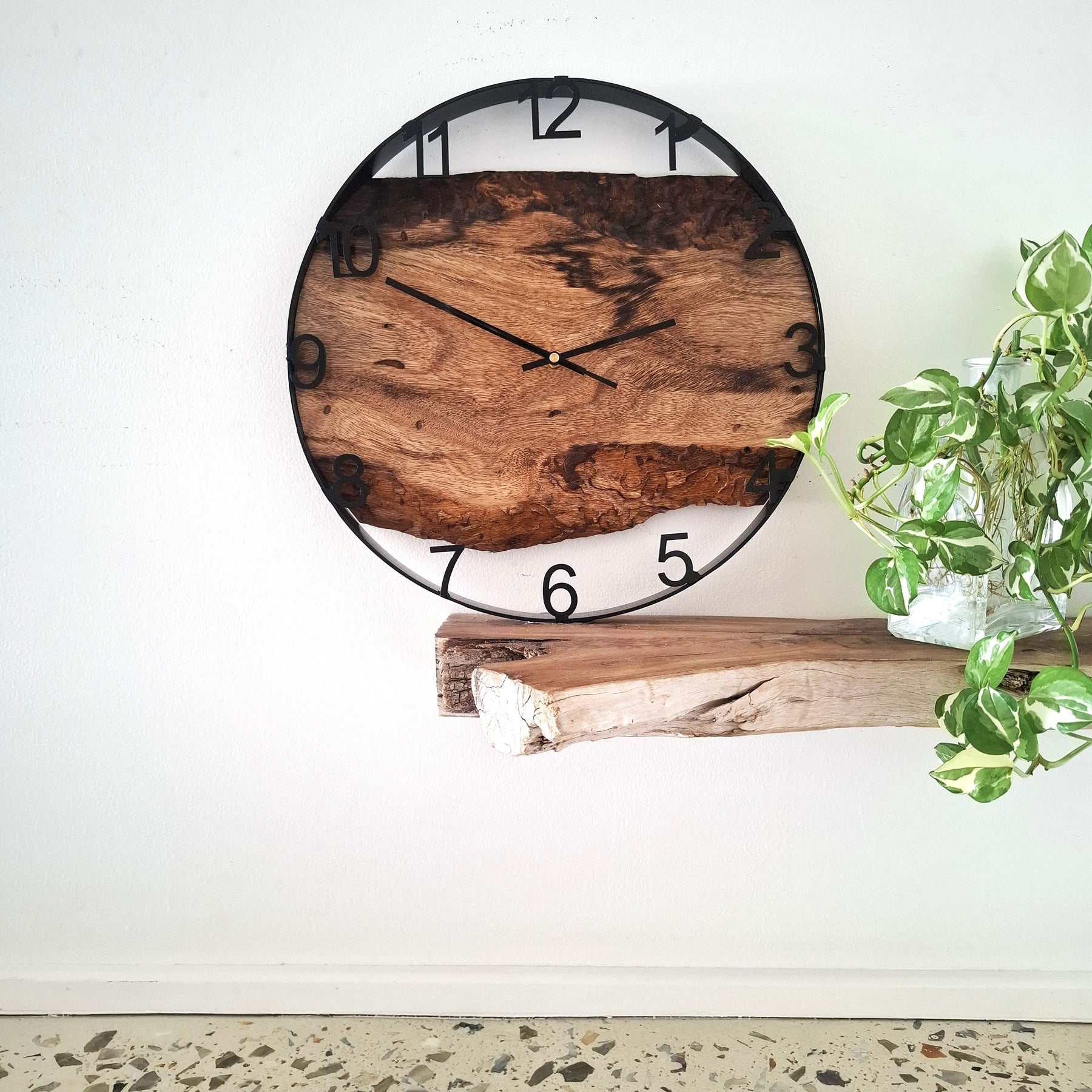 Large Wooden Wall Clock, Wall Clock Handmade