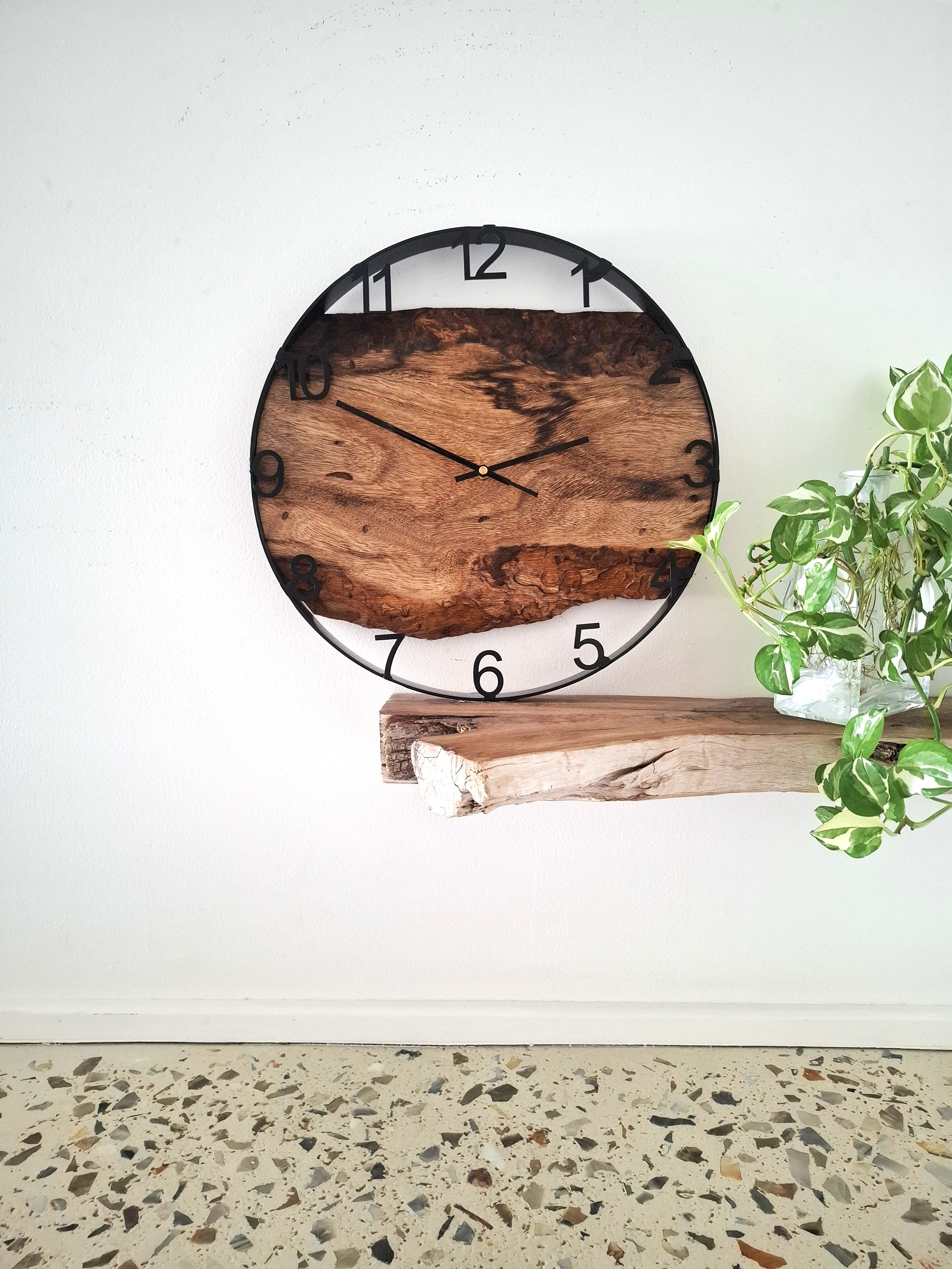 Large Wooden Wall Clock, Wall Clock Handmade