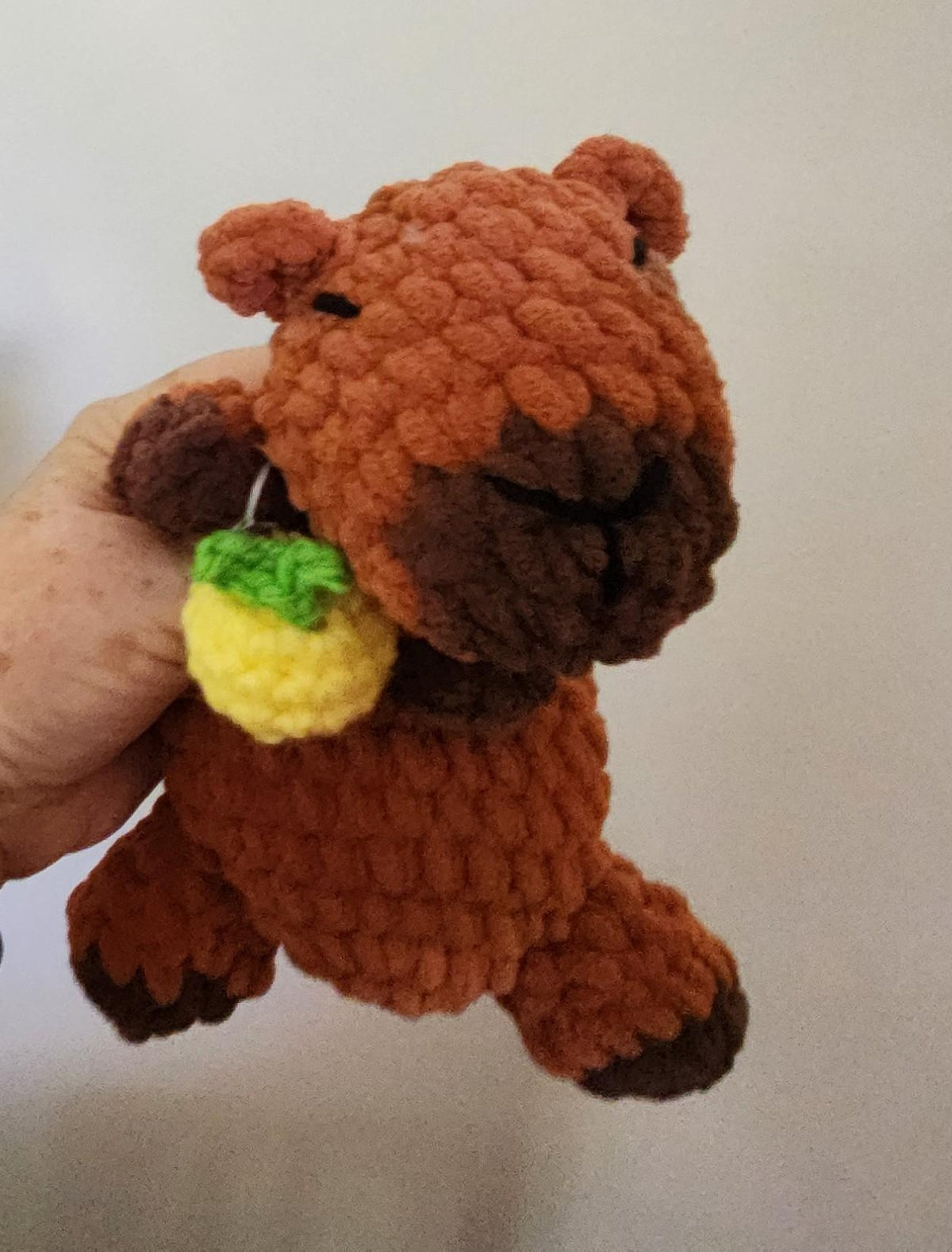 Capybara Mini Snuggler For Baby