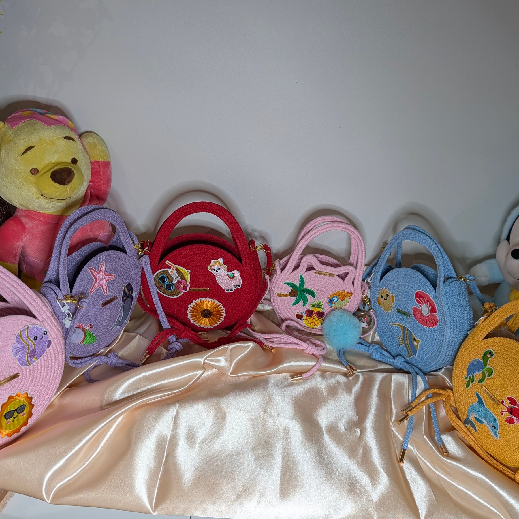 Little Joy Handmade Kids Cotton Cord Bags
