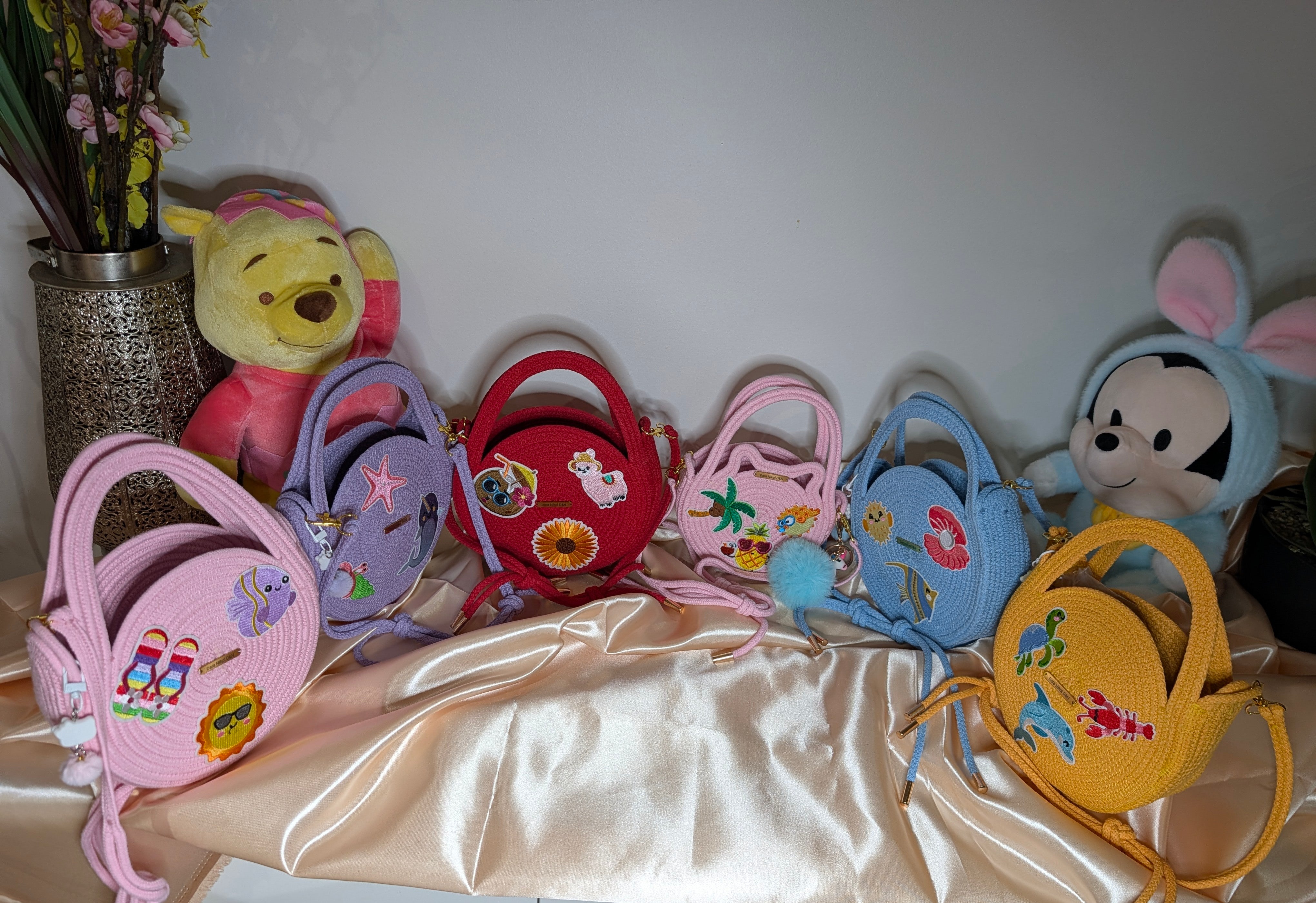 Little Joy Handmade Kids Cotton Cord Bags