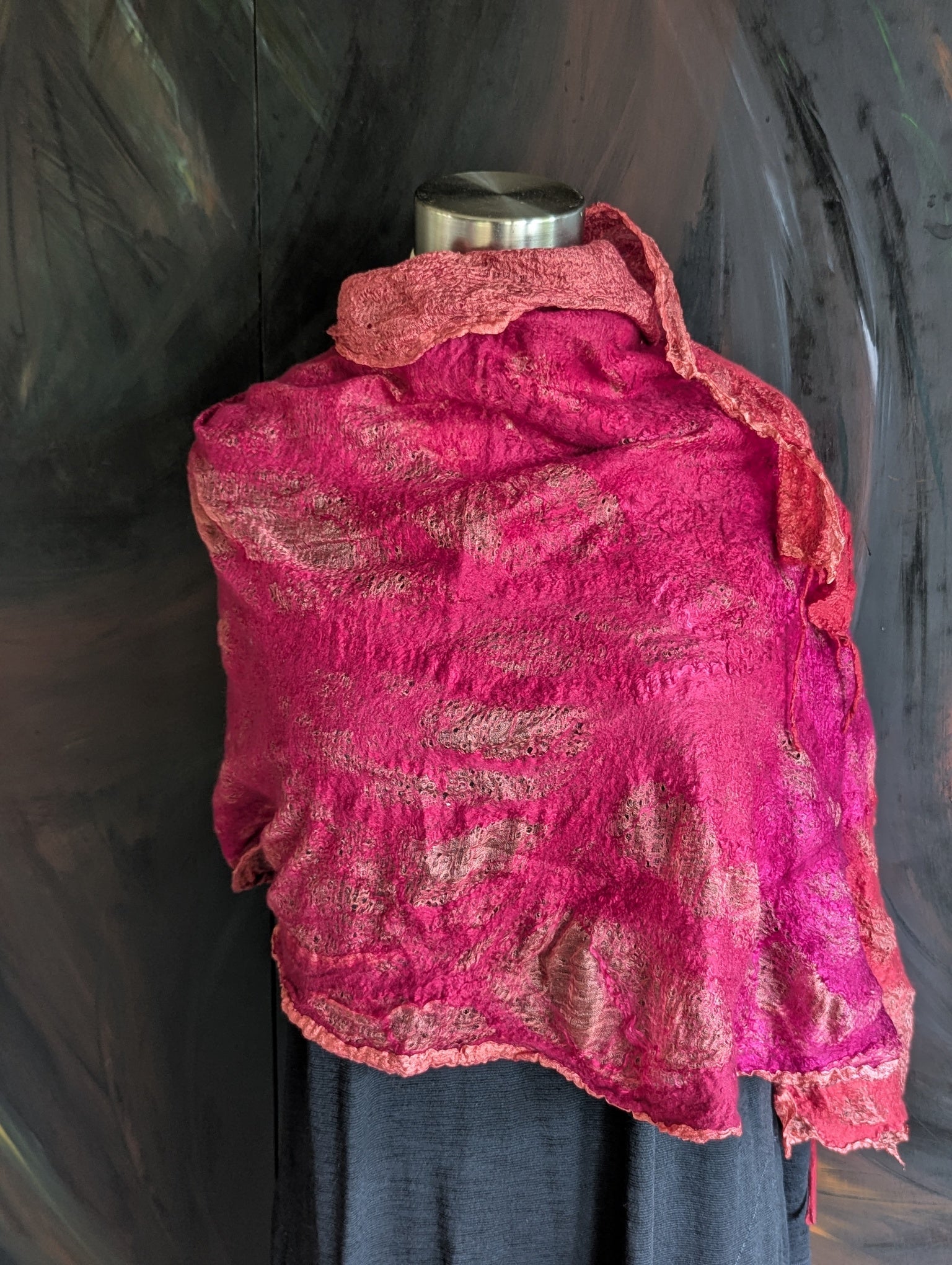 Shawl-Nuno Felt-Kiss Me-Merino and Silk