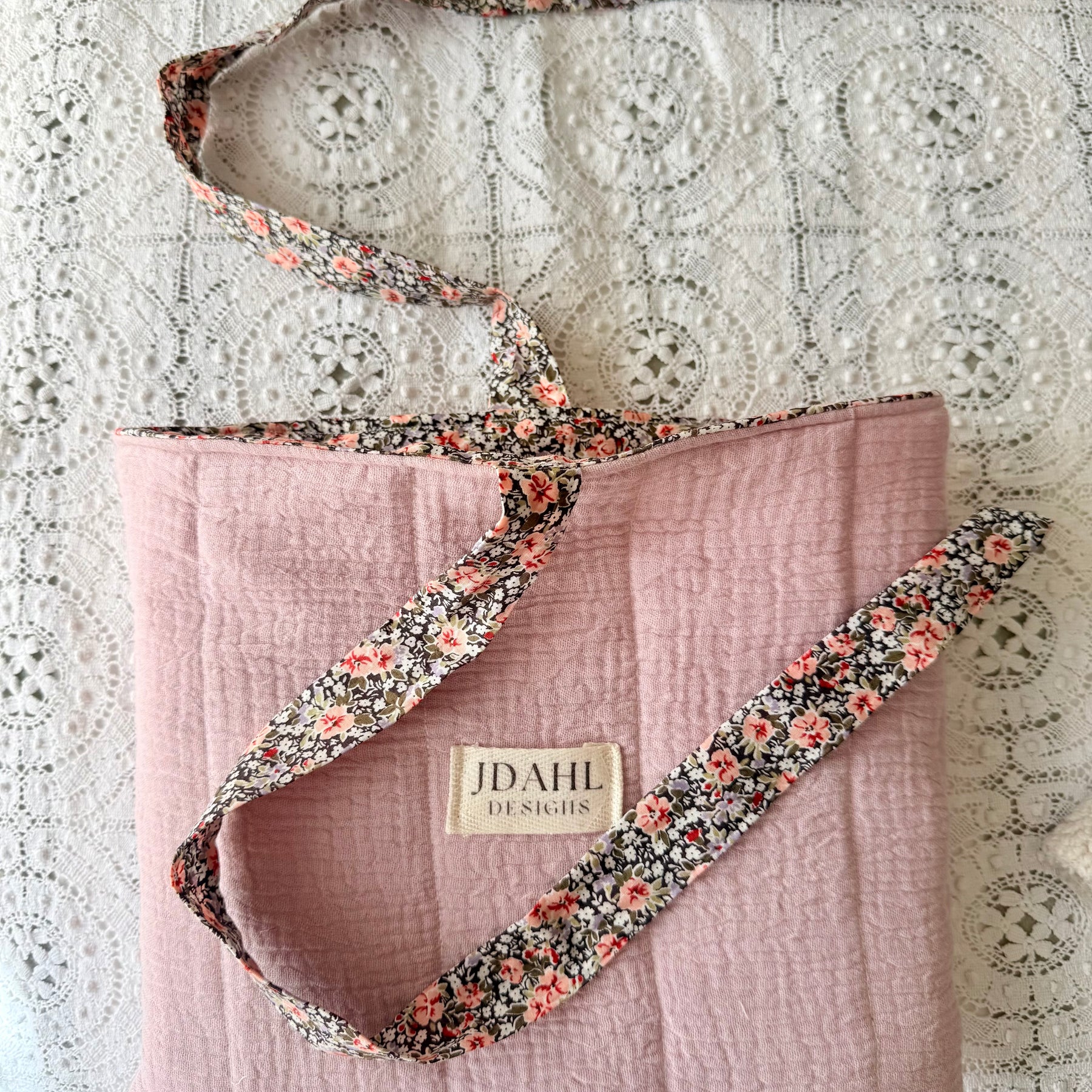 Handmade Book Sleeve - Pink