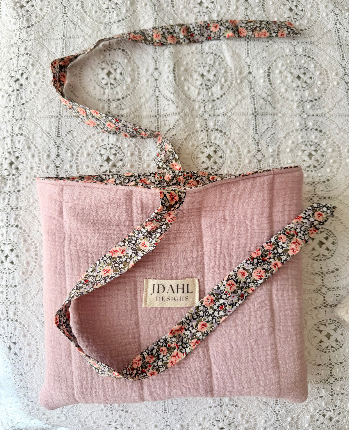 Handmade Book Sleeve - Pink