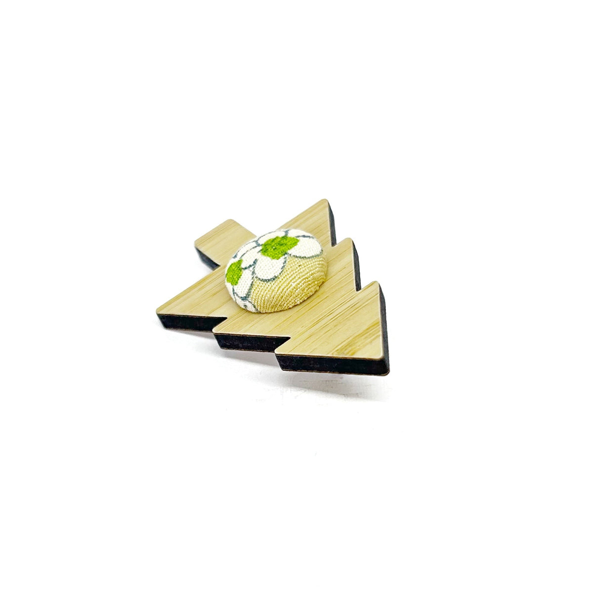 Kimono Christmas Tree Brooch with Gift Tin