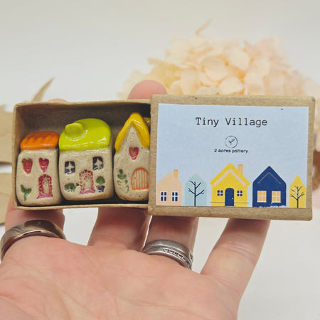 Tiny Ceramic Village - Silver Birch Way