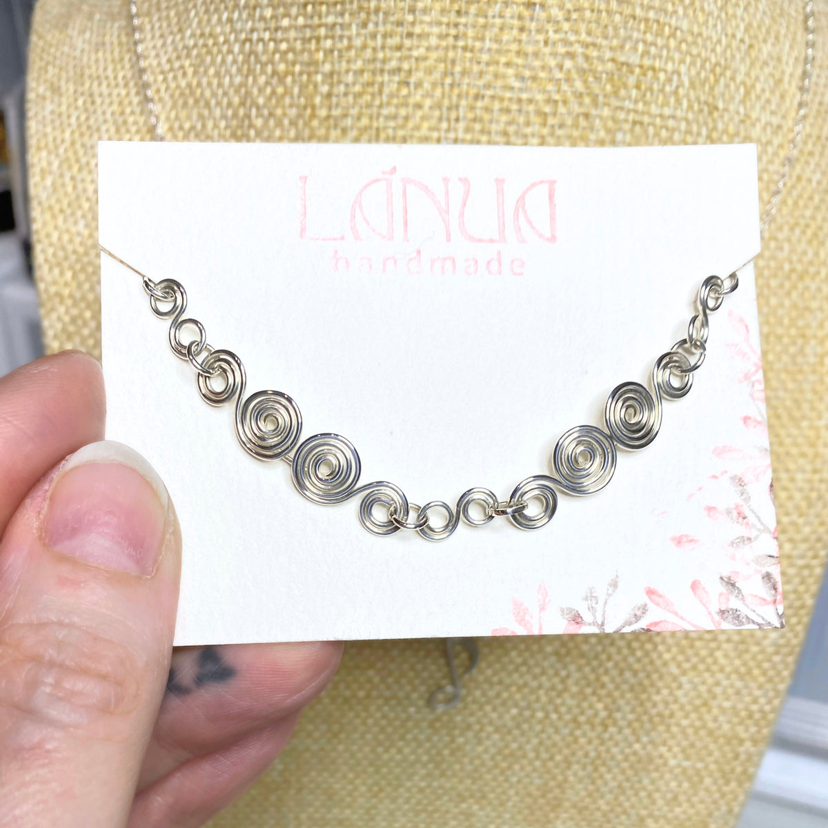 Silver spirals bracelet | Sterling silver | Celtic-inspired jewellery