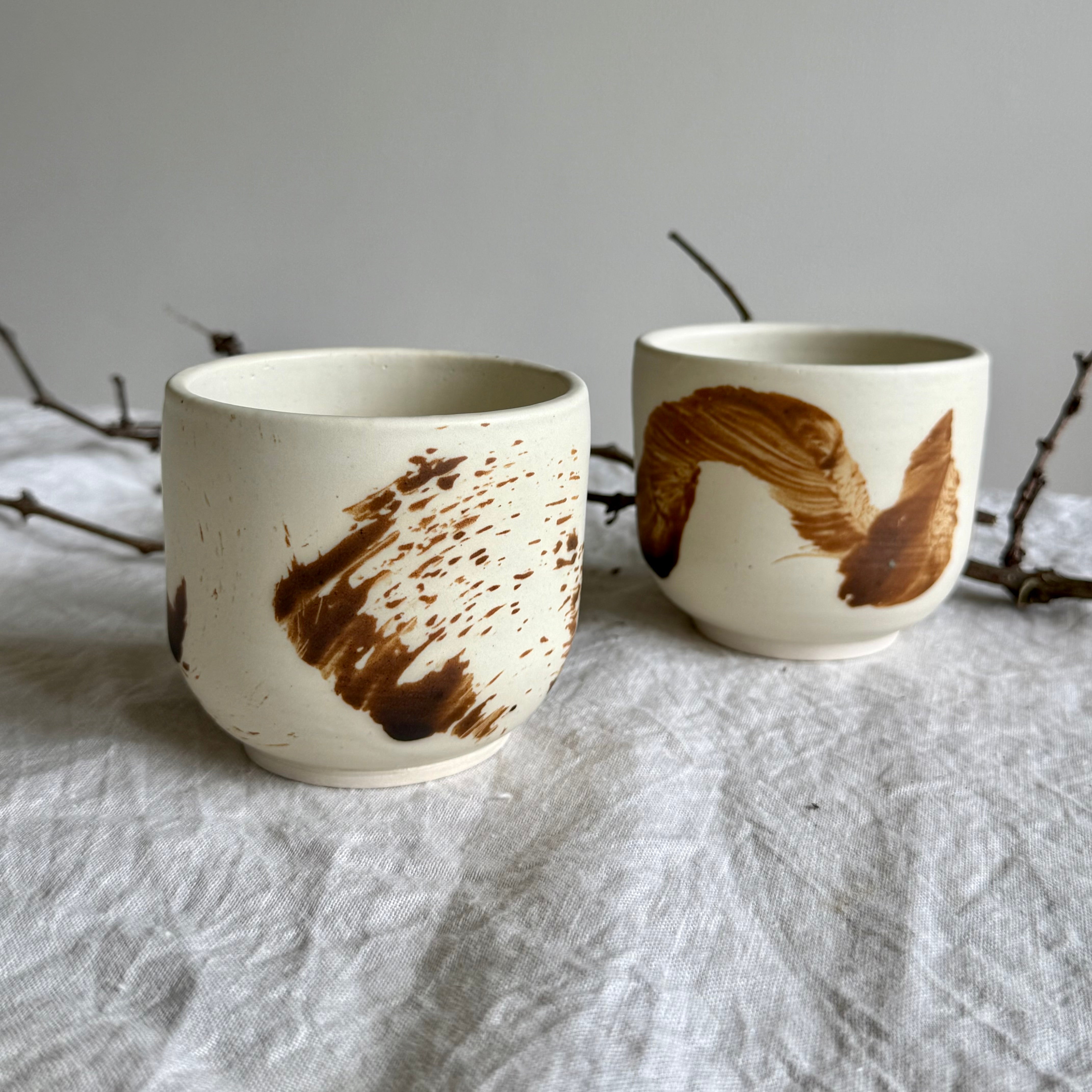 Stillness | Handmade Ceramic Wabi Sabi Tumbler | 300 ml