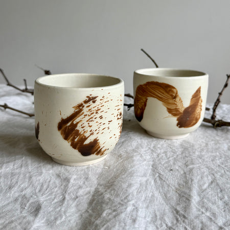 Stillness | Handmade Ceramic Wabi Sabi Tumbler | 300 ml