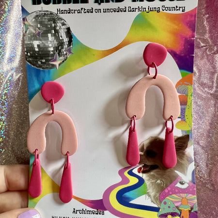 Pinky Ponk Dangle Earrings