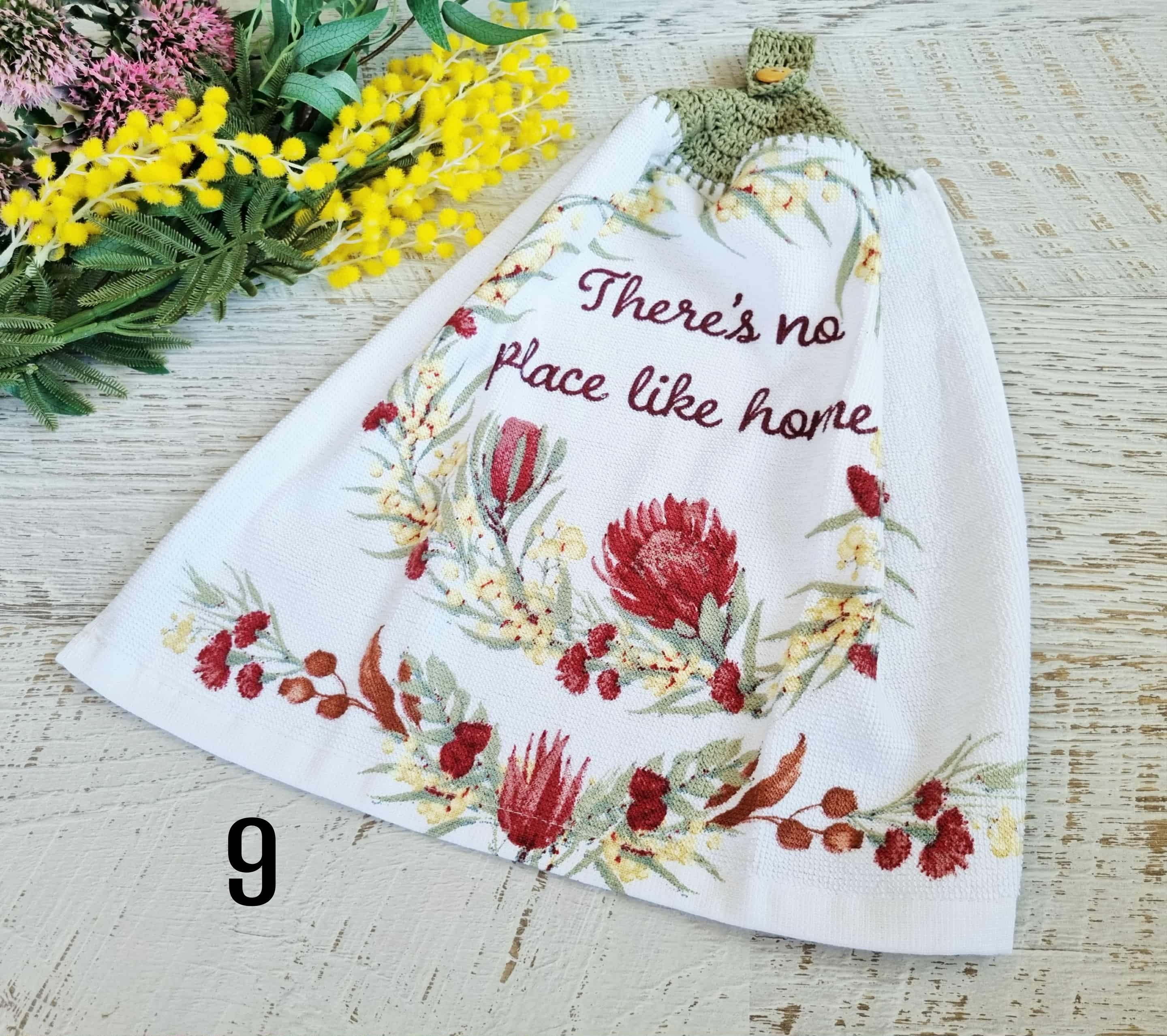 Kitchen Hand Towel | Hanging | Cotton | SINGLE LAYER | 9 Styles - 1-9