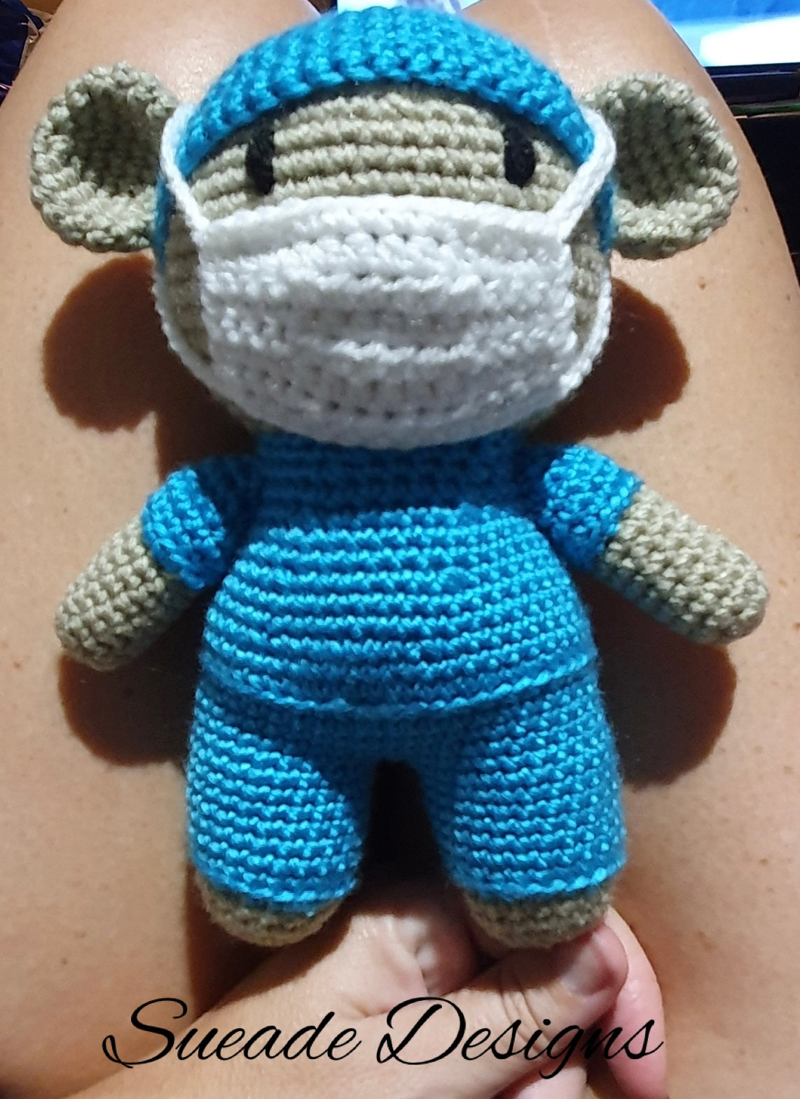 Crochet Hero Bear - Nurse / Doctor Any Colour🩷💙🩺