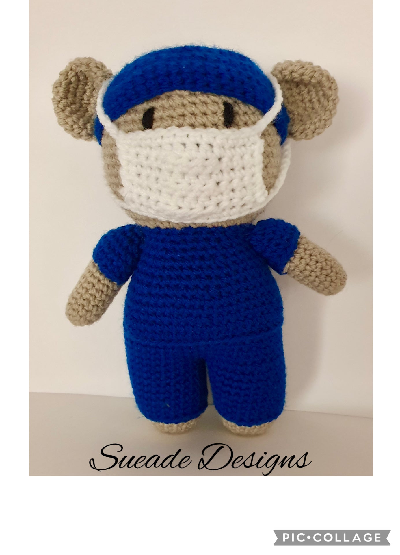 Crochet Hero Bear - Nurse / Doctor Any Colour🩷💙🩺