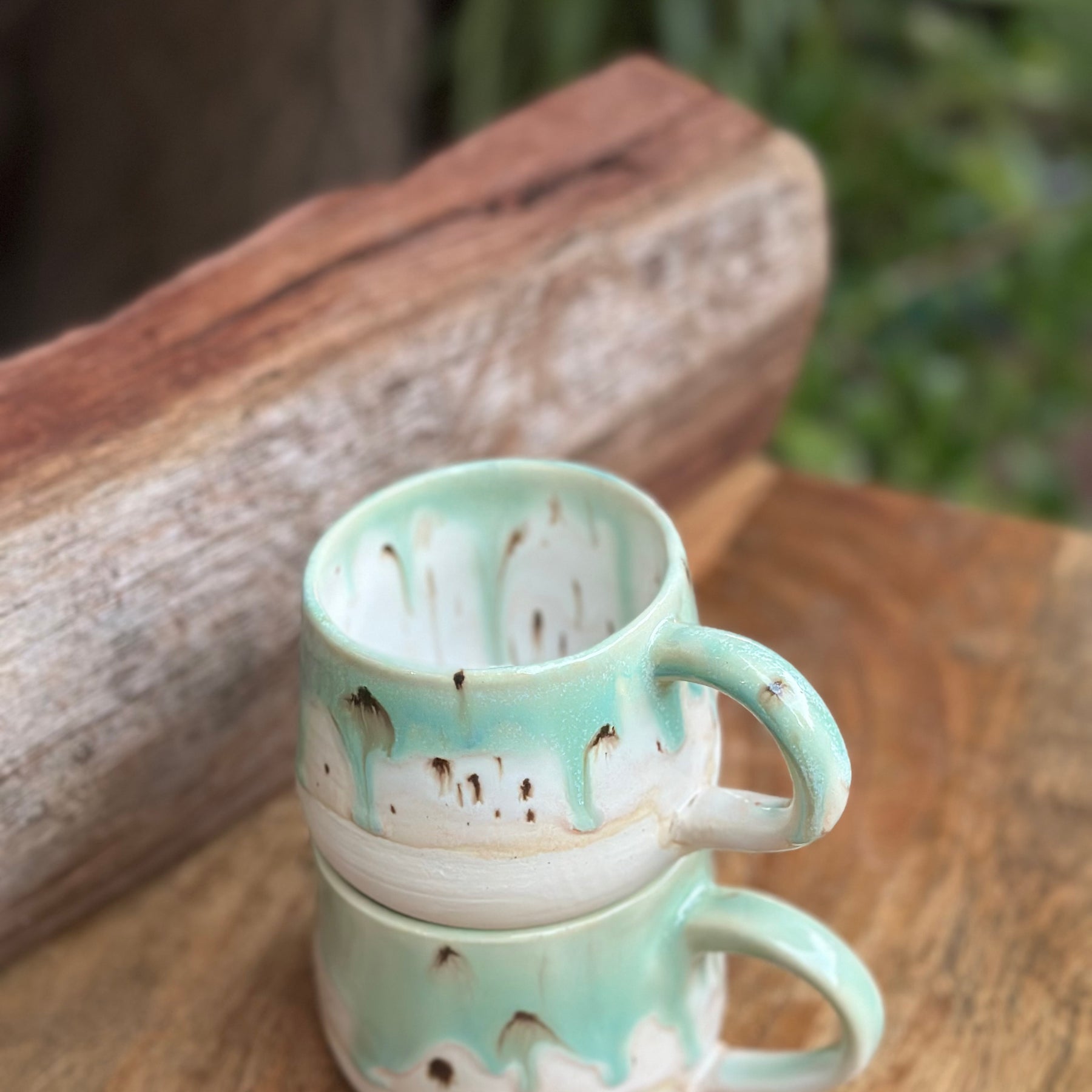 Morning Mist | Ceramic Handmade Stoneware Mug Pair