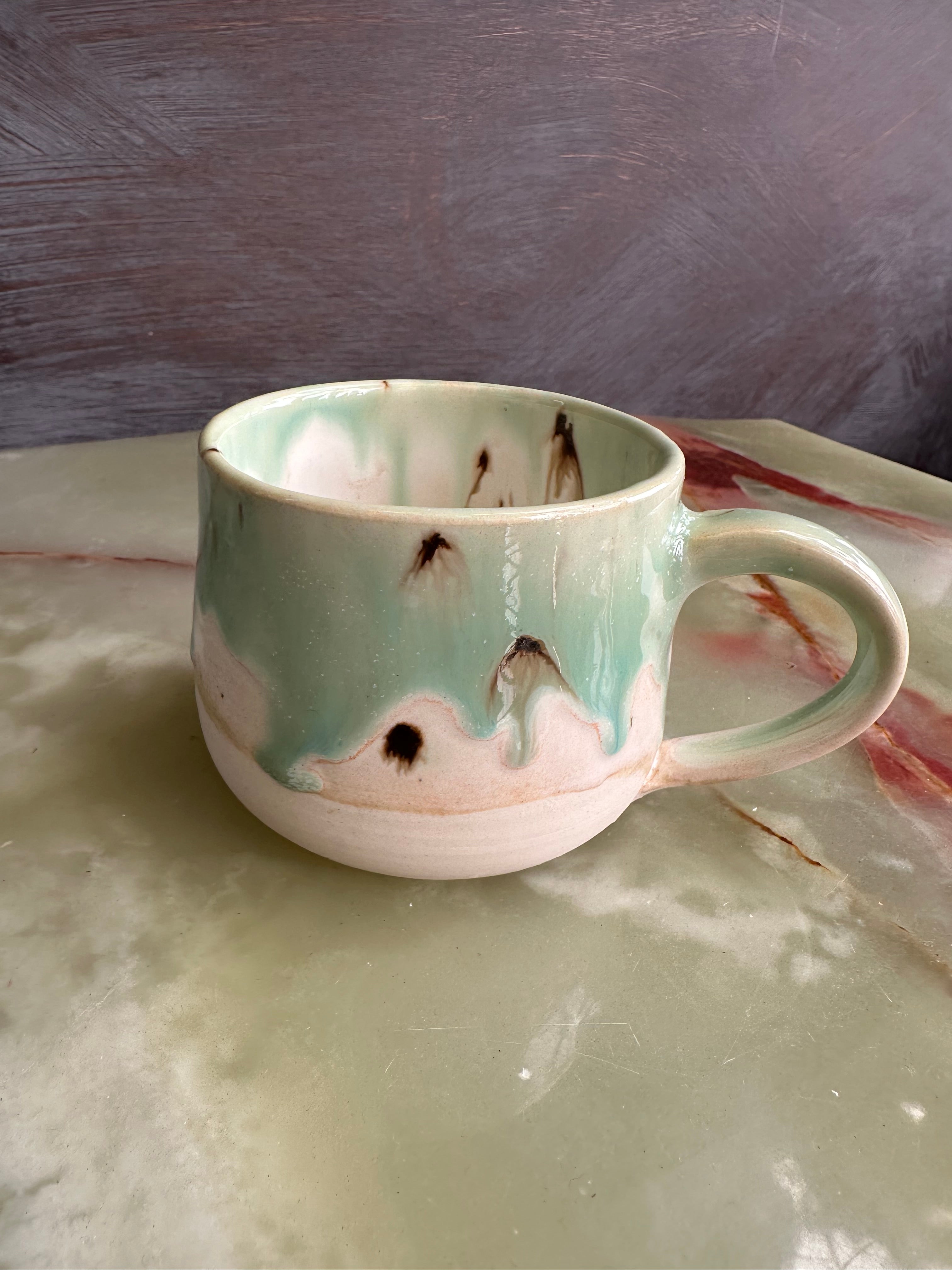 Morning Mist | Ceramic Handmade Stoneware Mug Pair