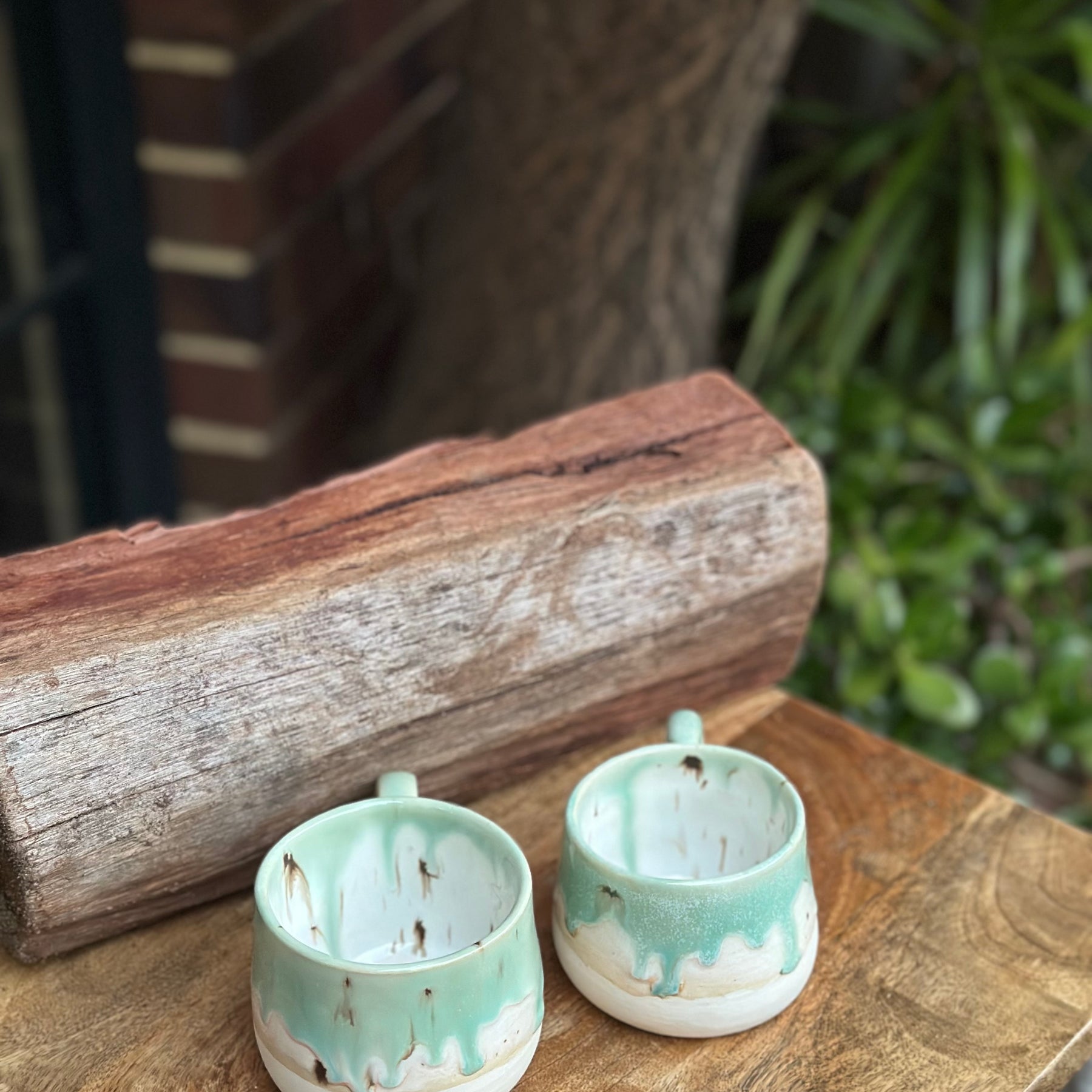 Morning Mist | Ceramic Handmade Stoneware Mug Pair