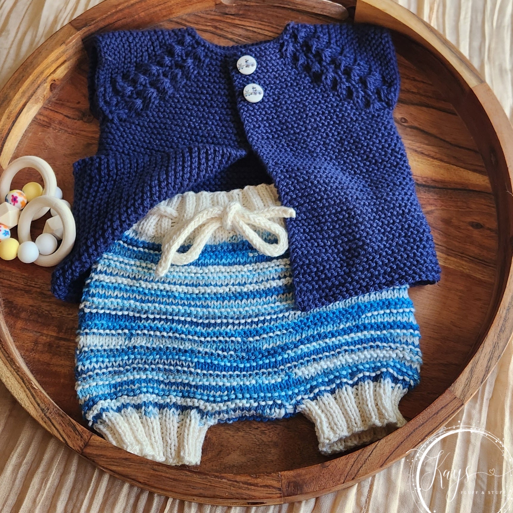 Handknit Cotton Bloomer & Summer Top