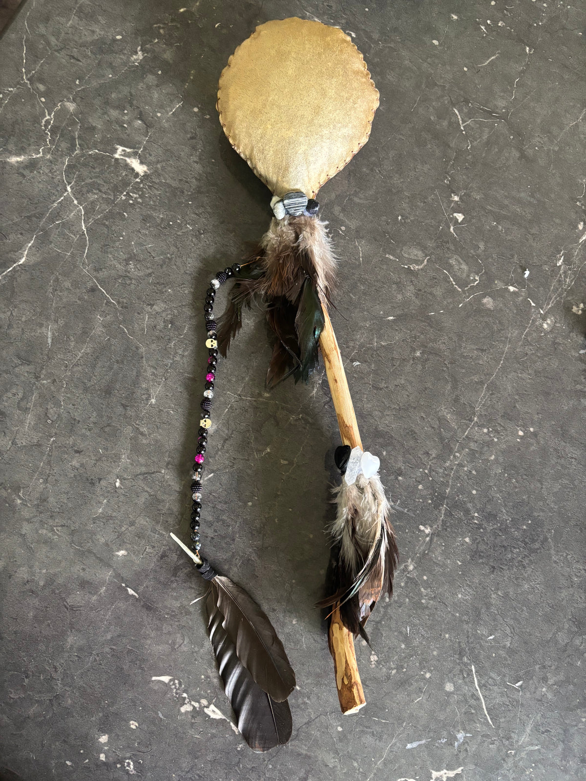 XL DEER Rattle - One of the Best! 🖤