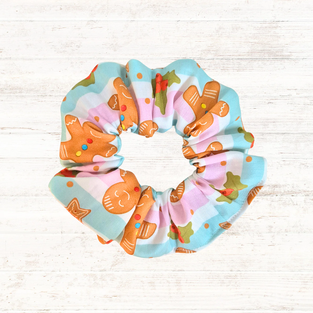 Christmas Gingerbread Scrunchie