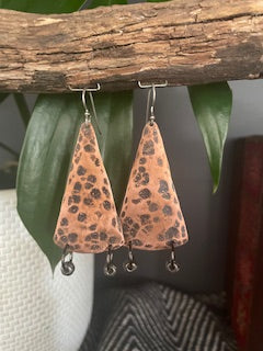 Statement Copper Earrings