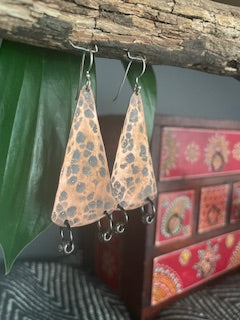 Statement Copper Earrings