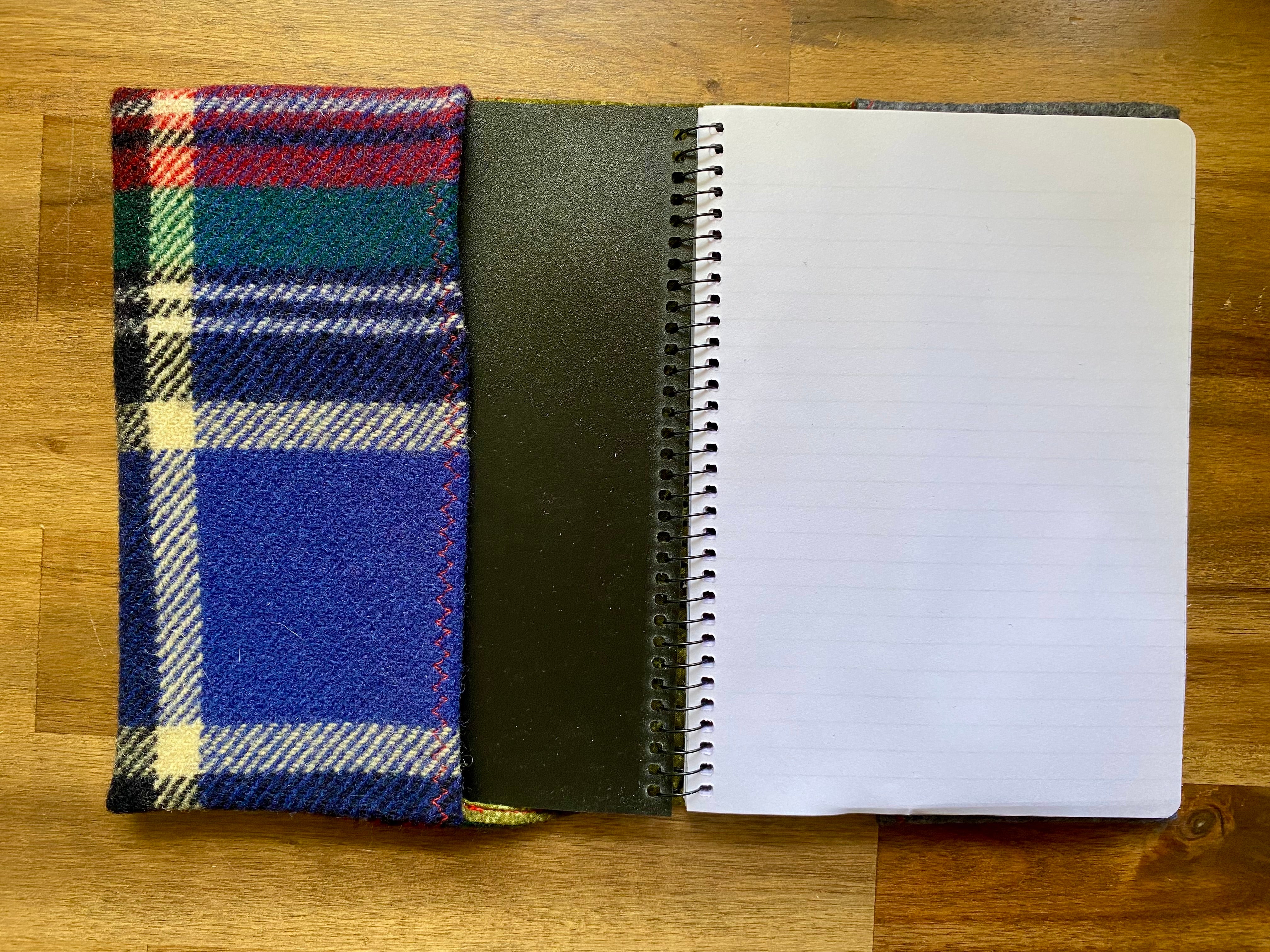 A5 Upcycled Notebook Scotty Dog - Black
