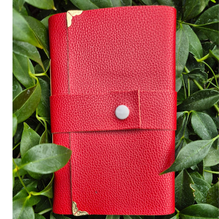 Red Leather 5 Signature Journal