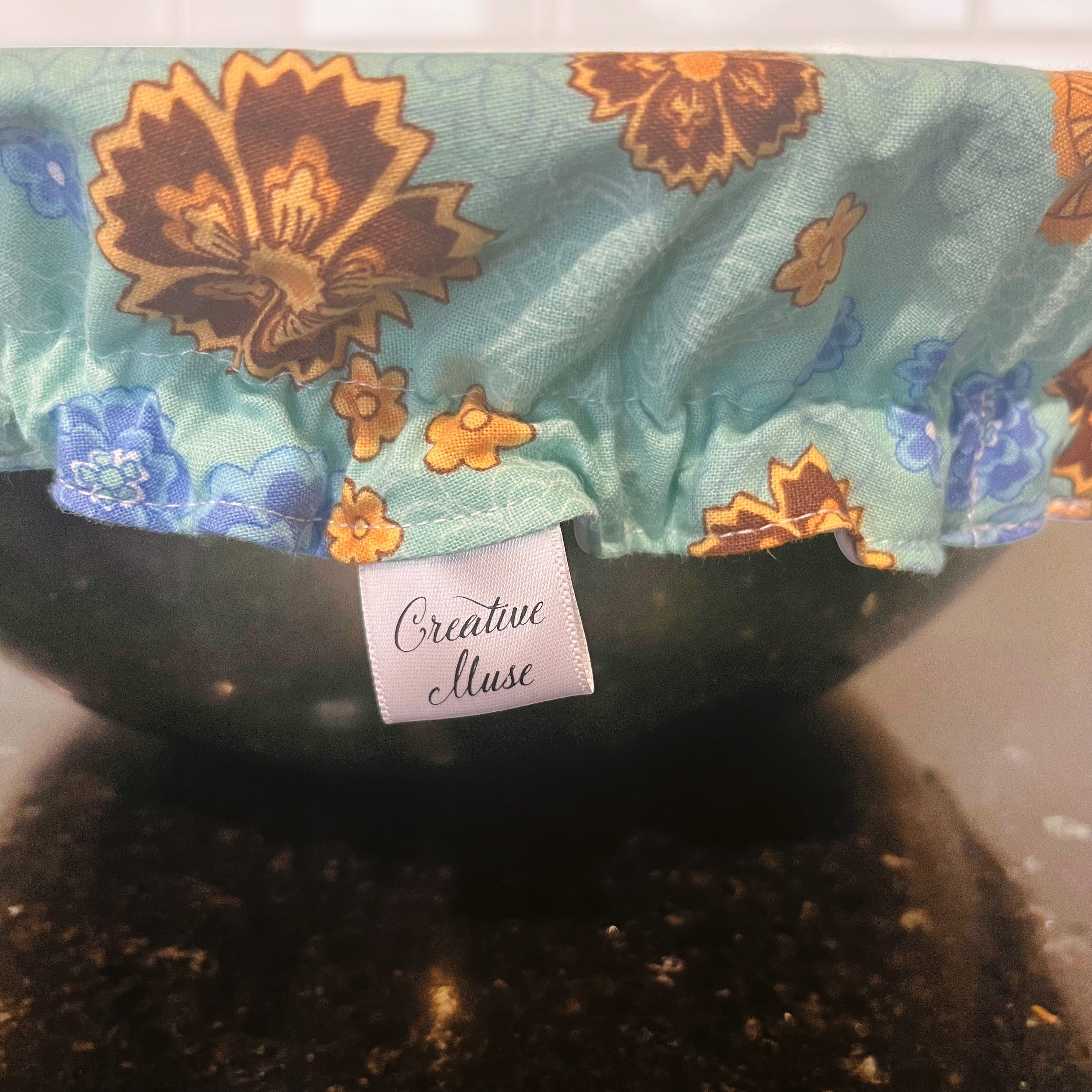 Reusable Fabric Bowl Covers – Set of 3 | Flower power