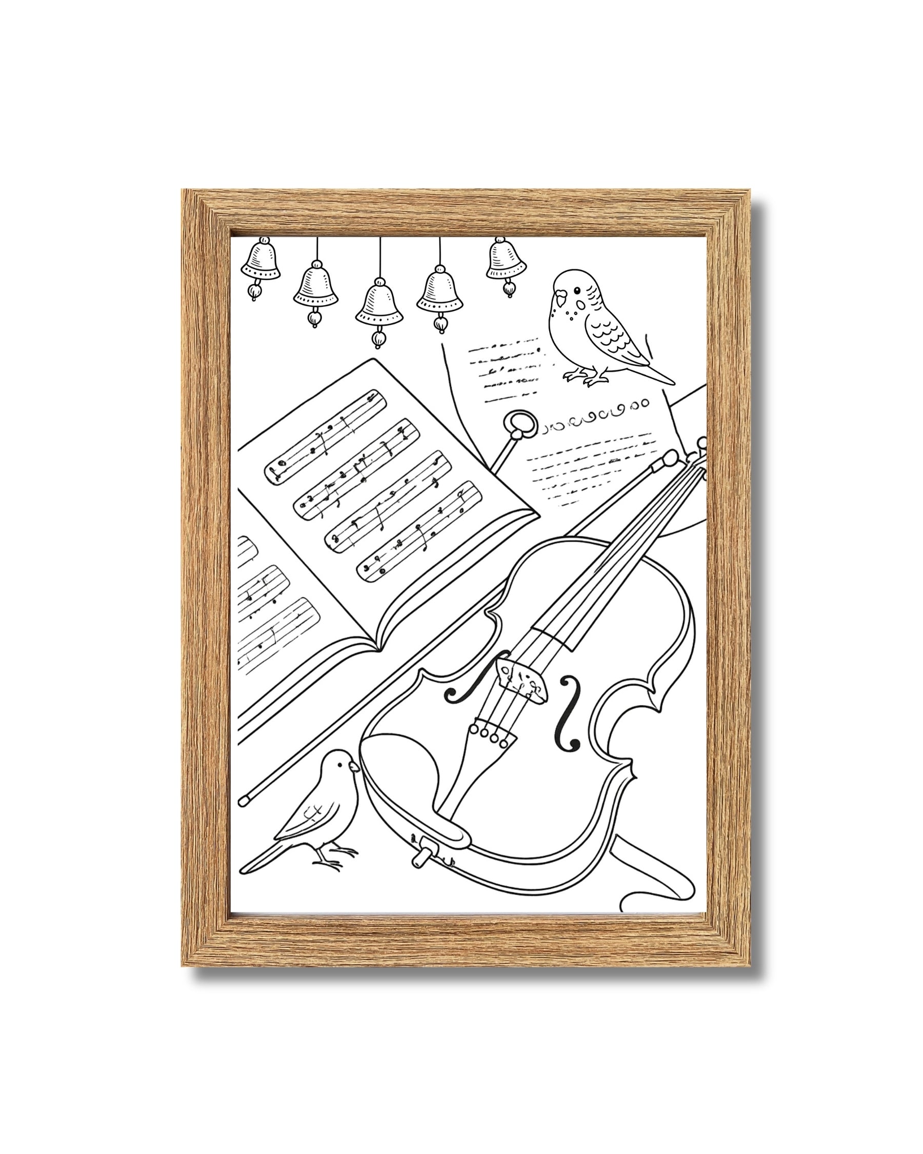 Framed A4 Bird Wall Art Print