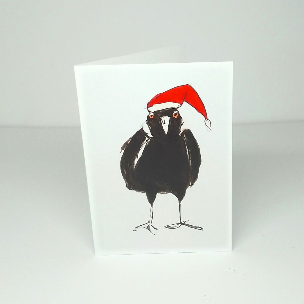 Quirky Magpie Christmas Cards - 7 designs