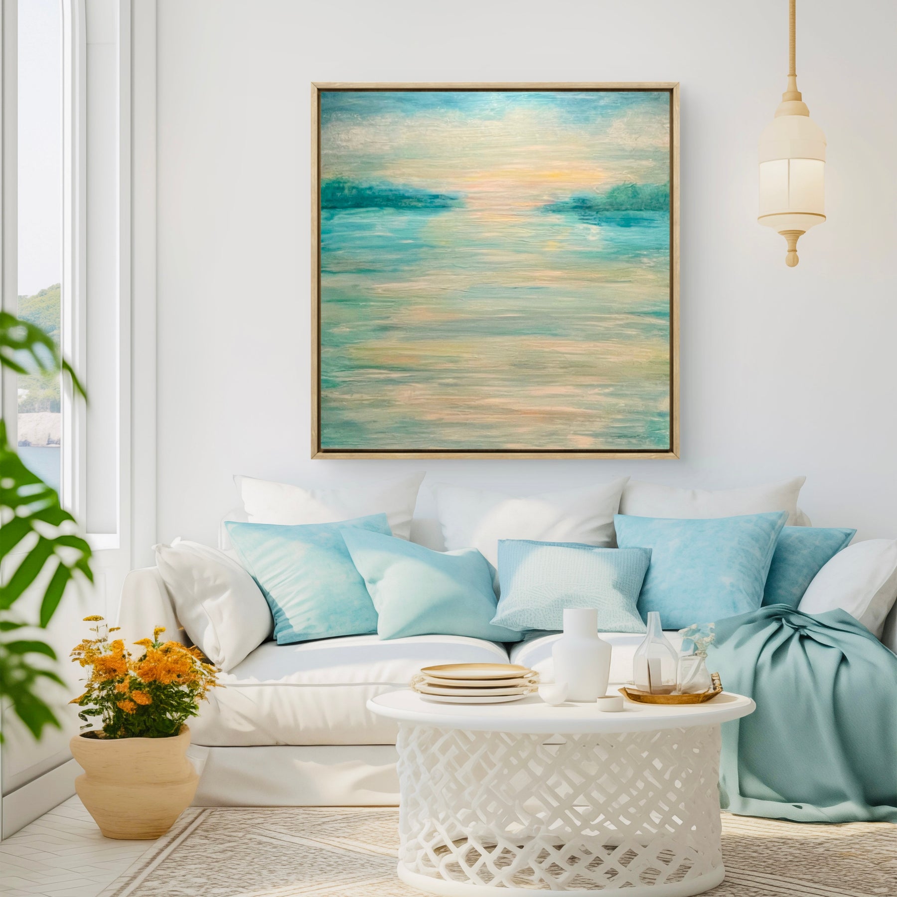 Sweet Melody - XL Abstract Seascape 79x79