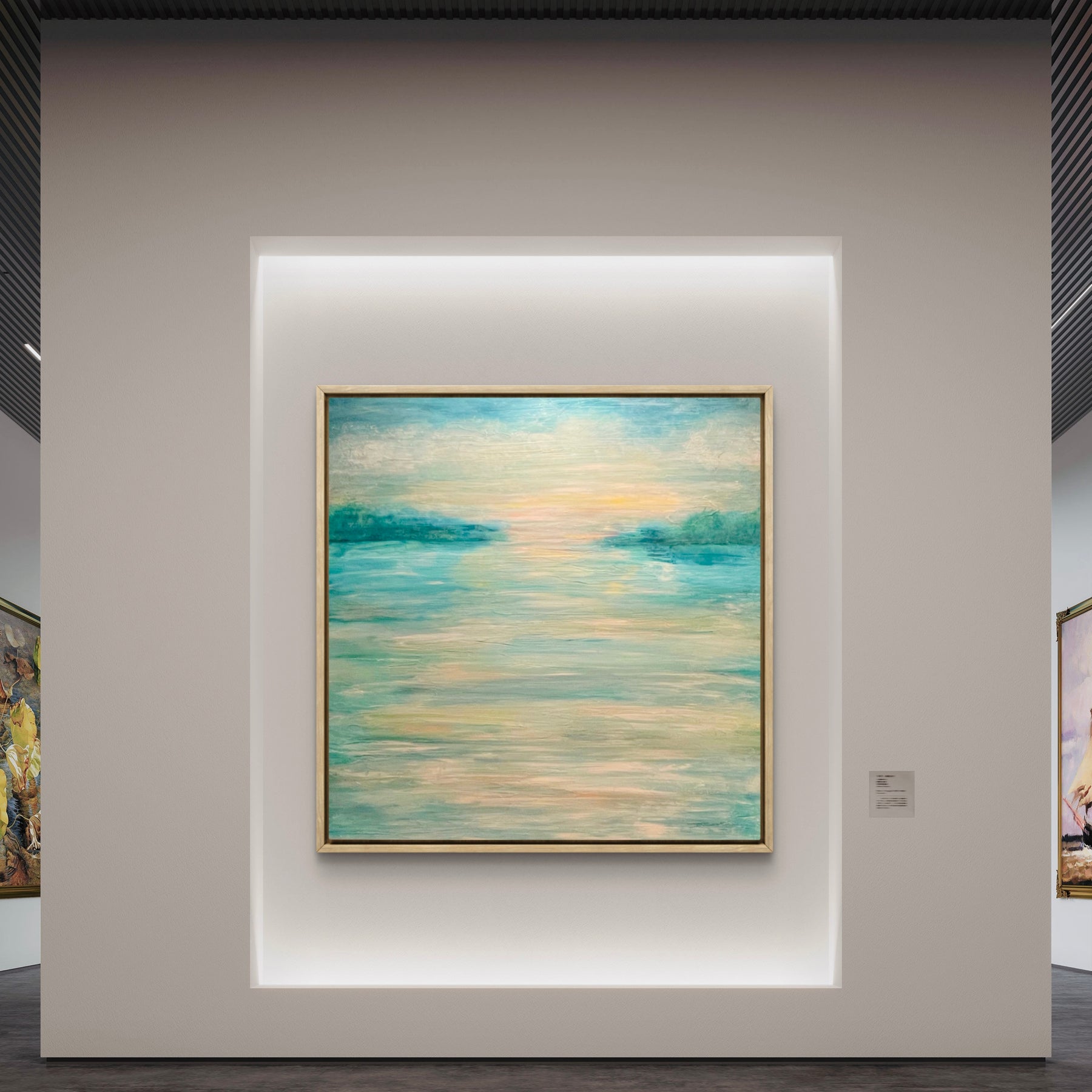 Sweet Melody - XL Abstract Seascape 79x79