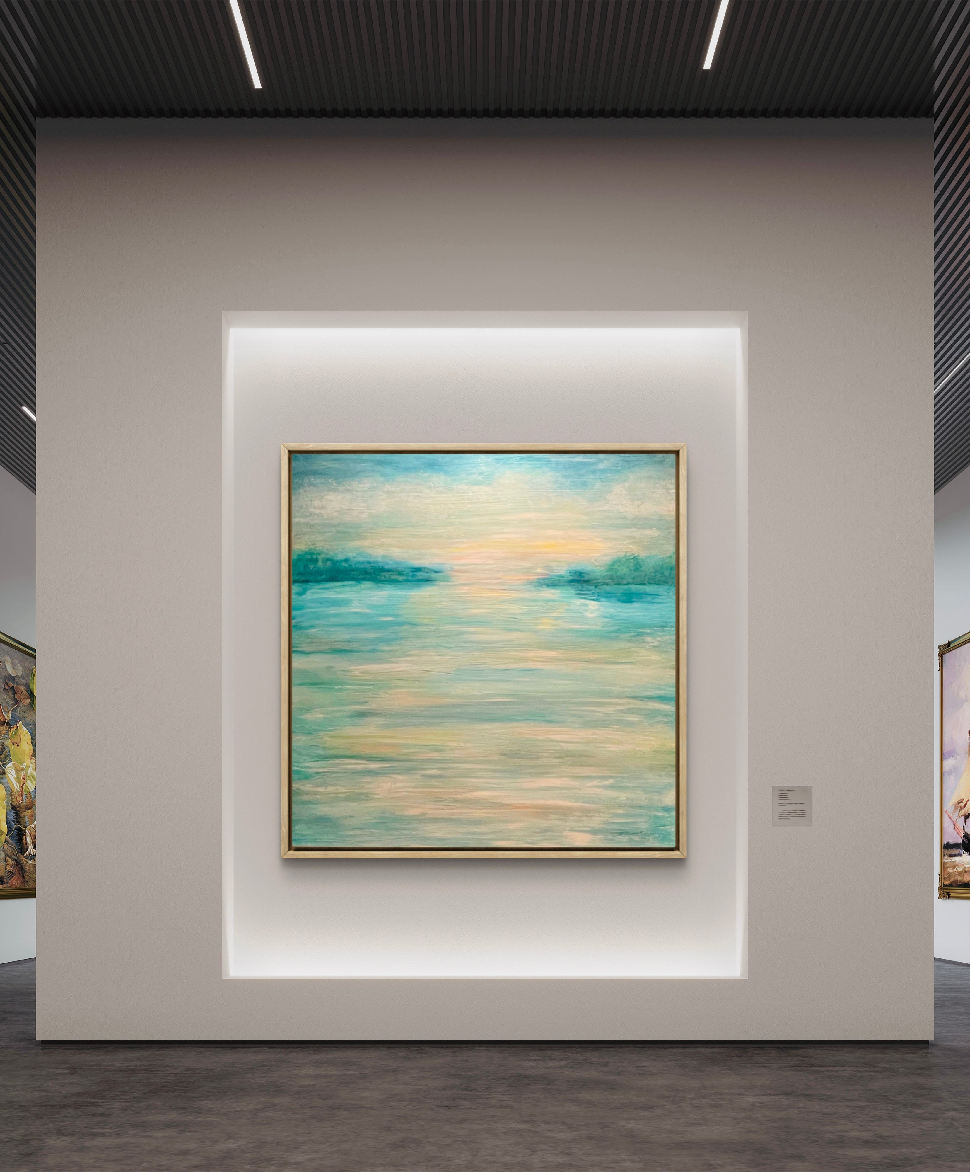 Sweet Melody - XL Abstract Seascape 79x79