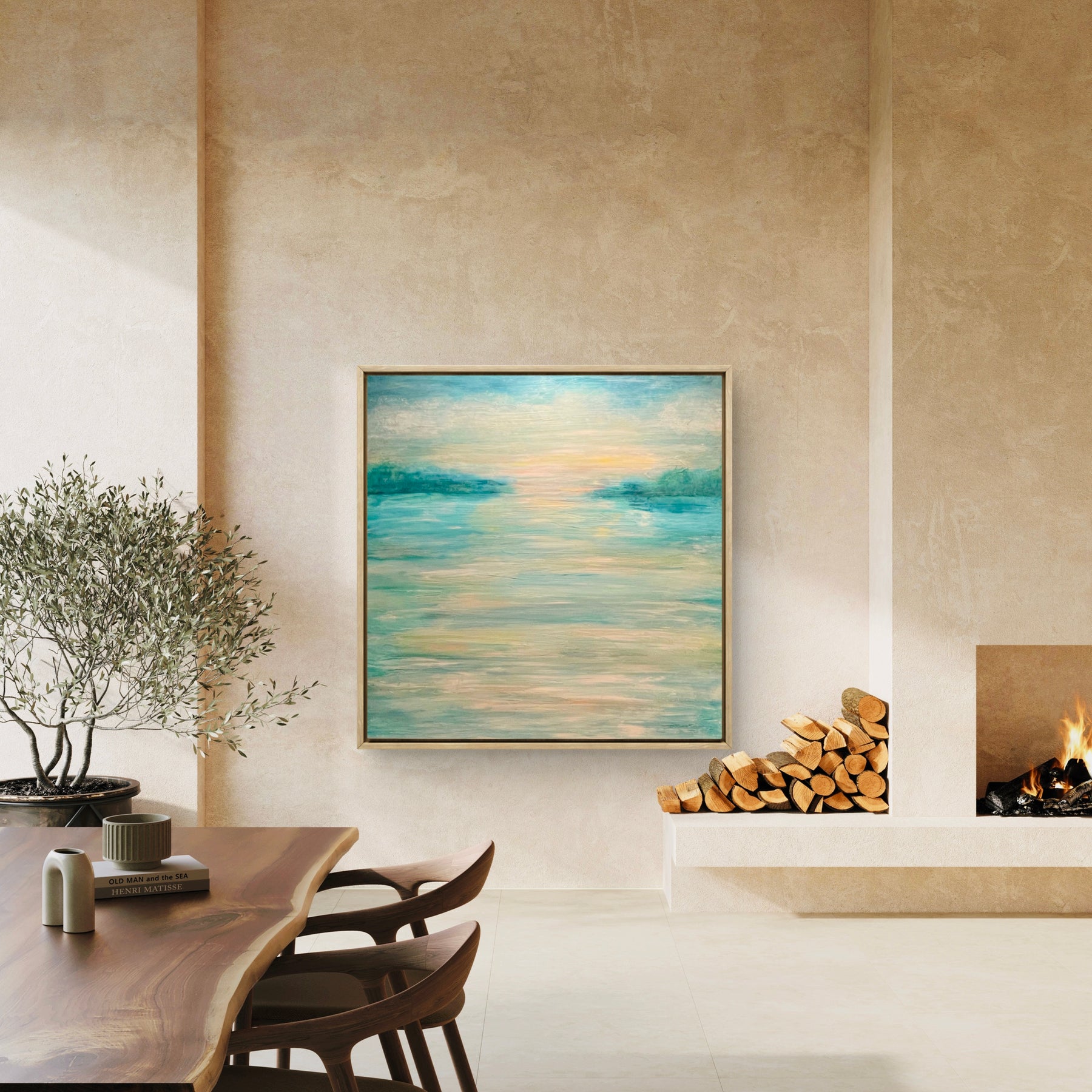 Sweet Melody - XL Abstract Seascape 79x79