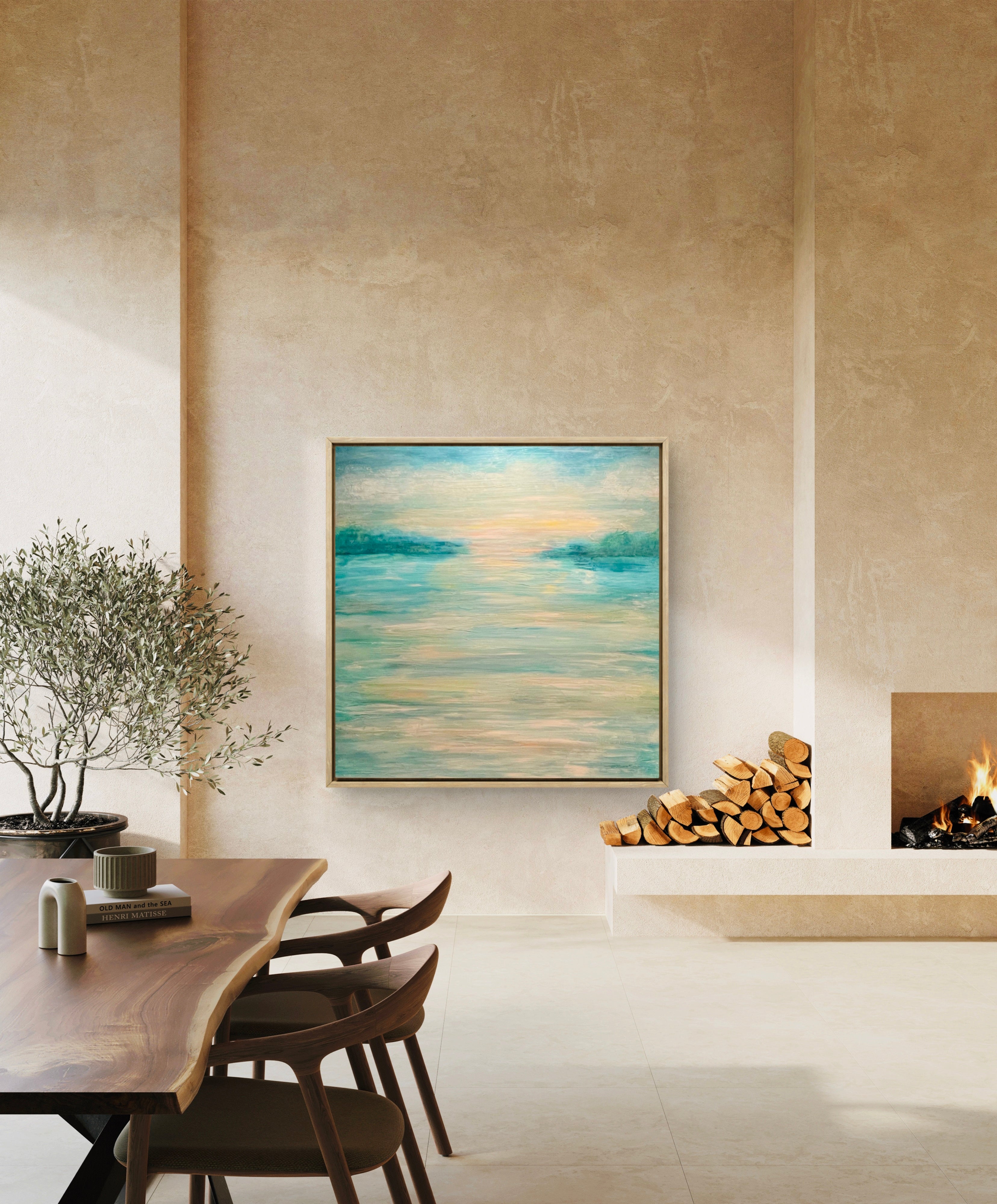Sweet Melody - XL Abstract Seascape 79x79