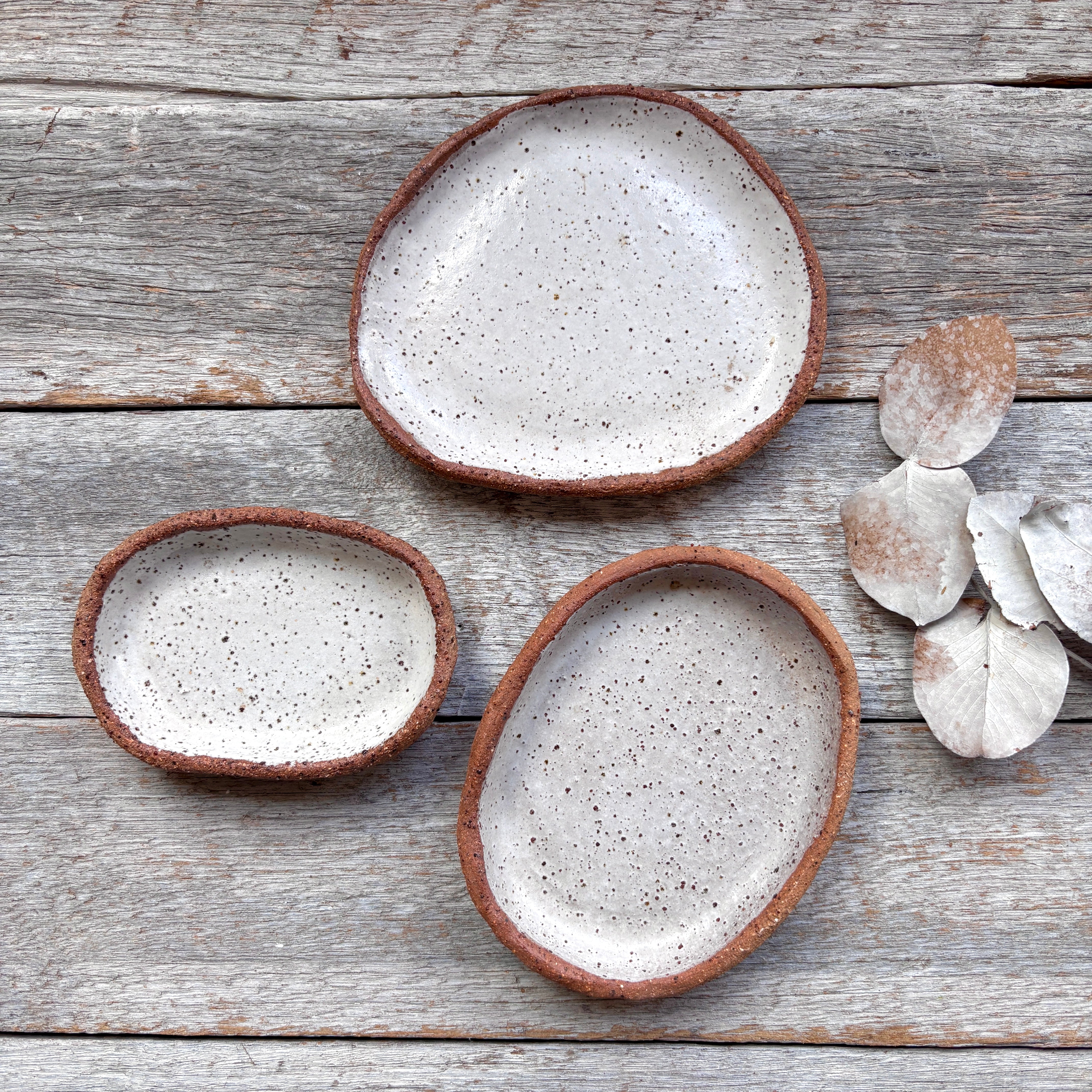 Rustic Ceramic Dishes | Set of 3 | SPRING SALE BUNDLE No.5