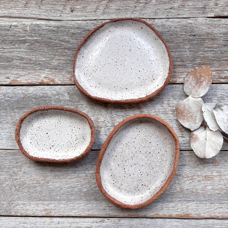 Rustic Ceramic Dishes | Set of 3 | SPRING SALE BUNDLE No.5