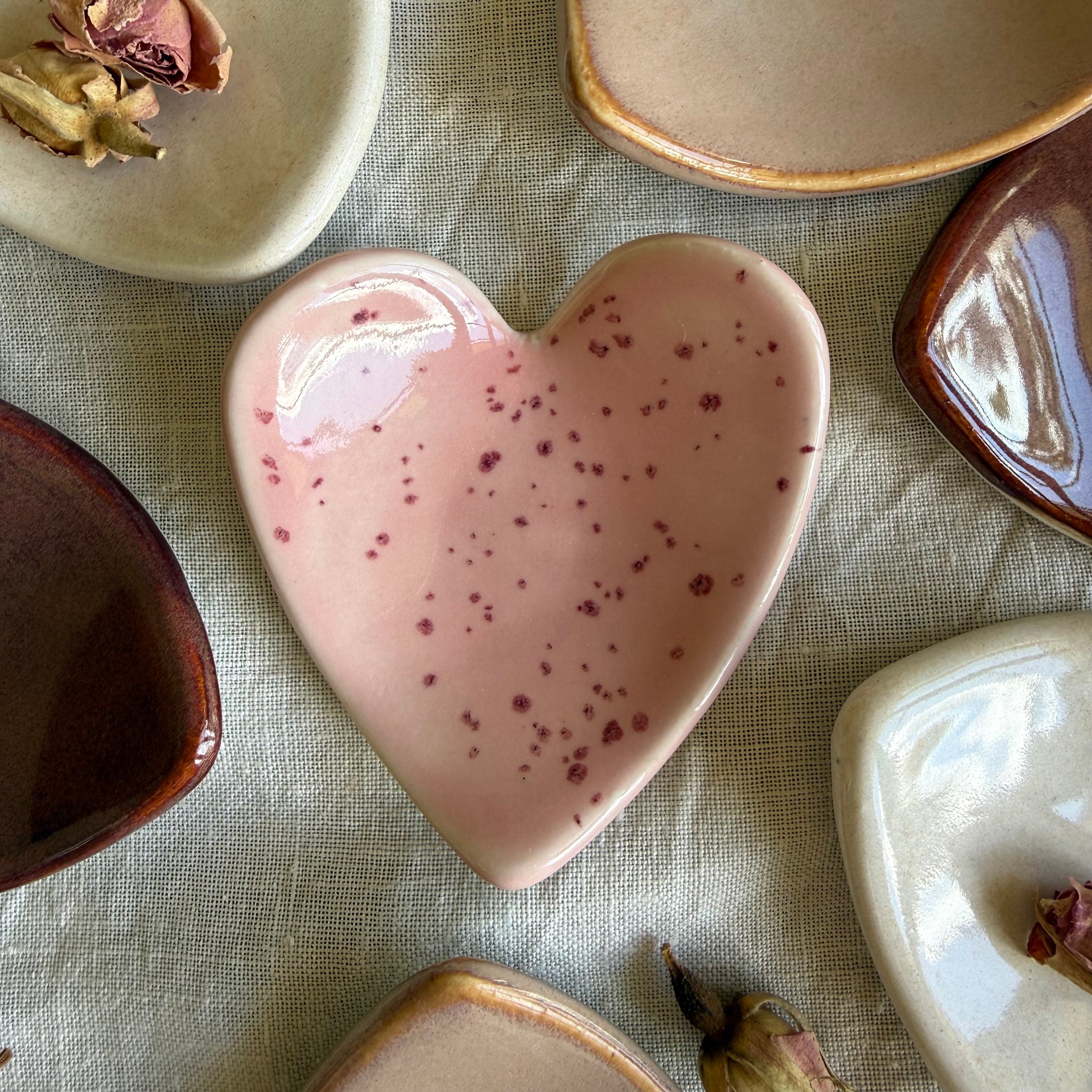 Handmade Trinket Dish | Heart Shaped | Jewellery
