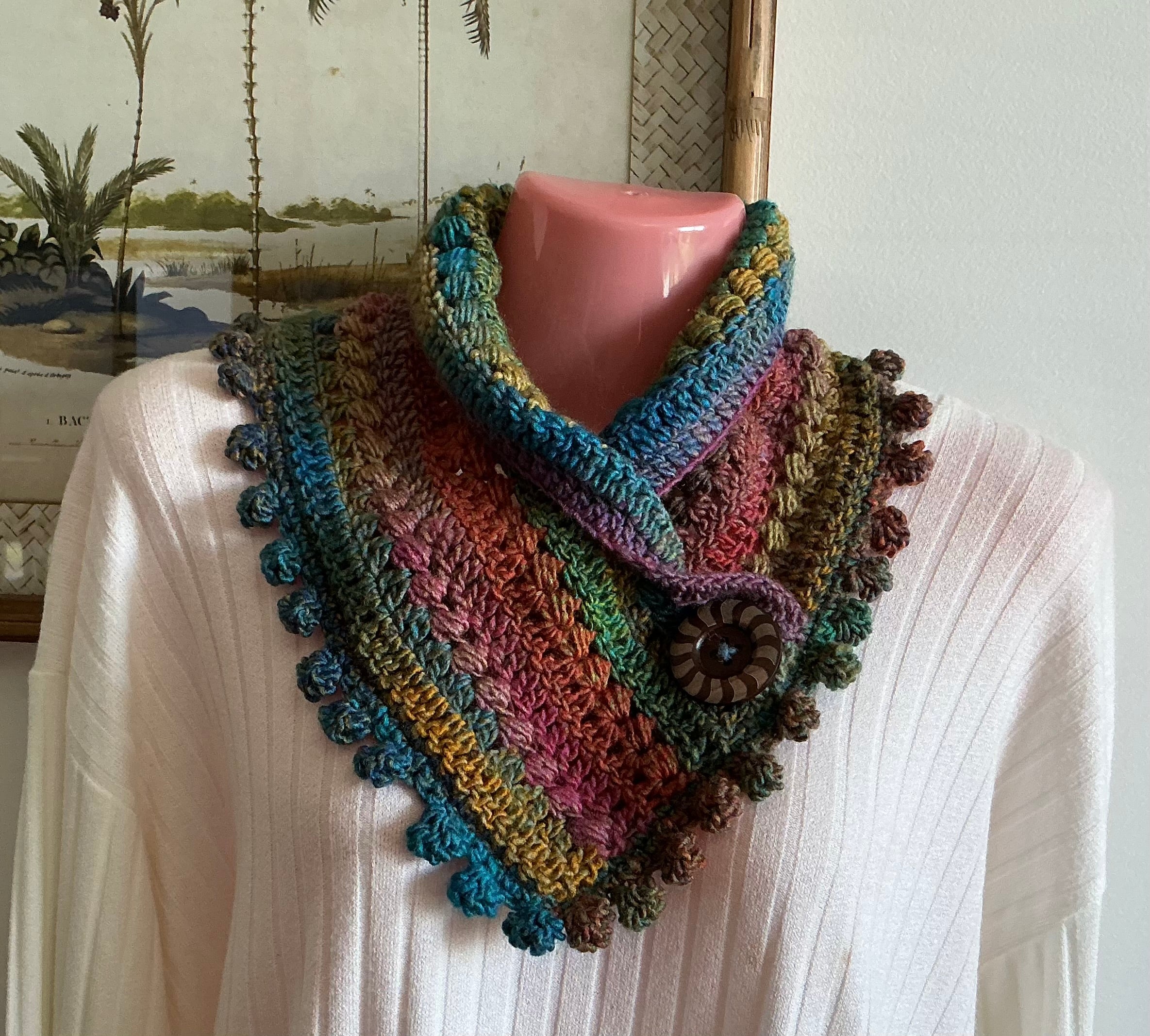 Neckwarmers, Scarf, Cowl - Acrylic Cowl