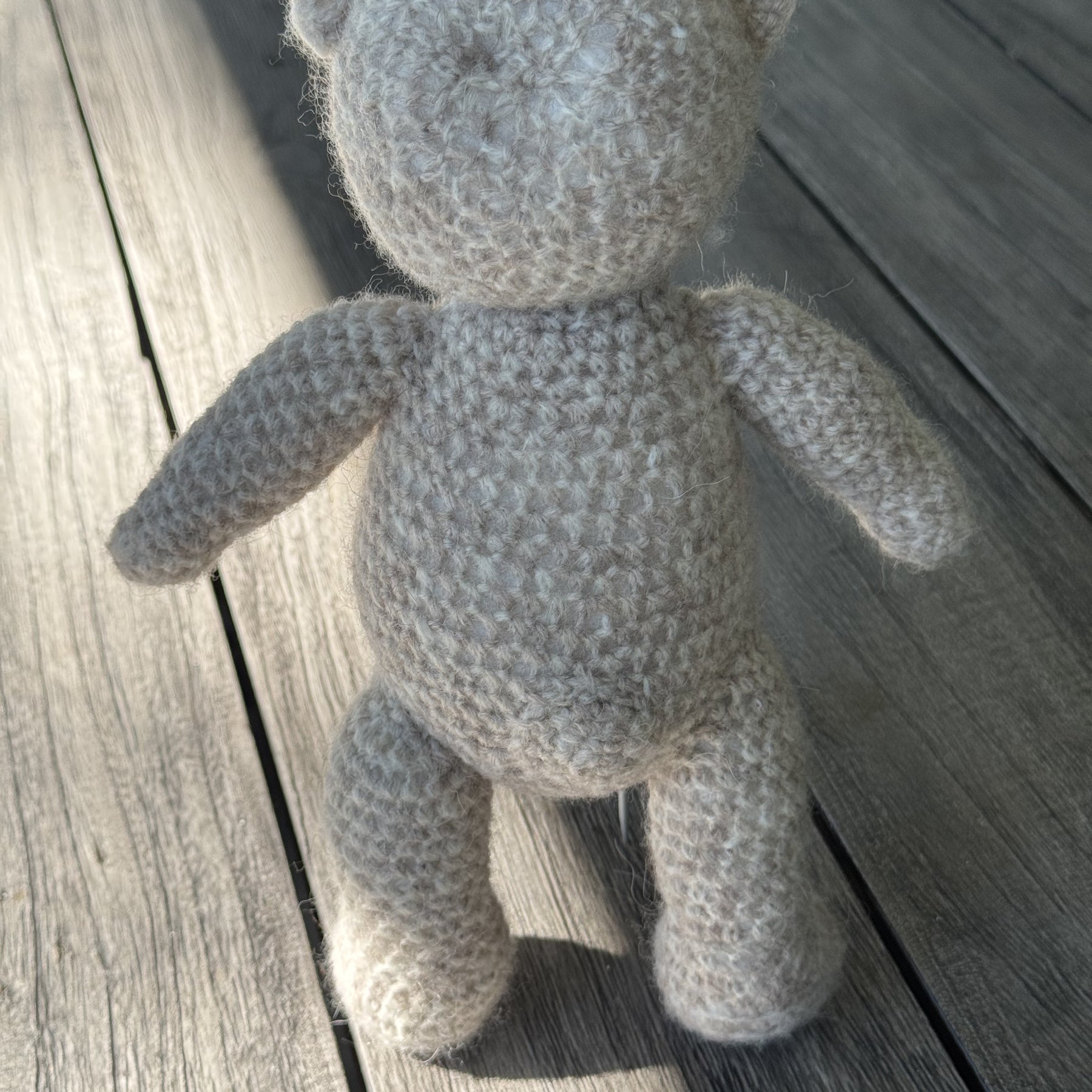 Handmade Amigurumi Bear with Two Outfits Toy 🐻🐰