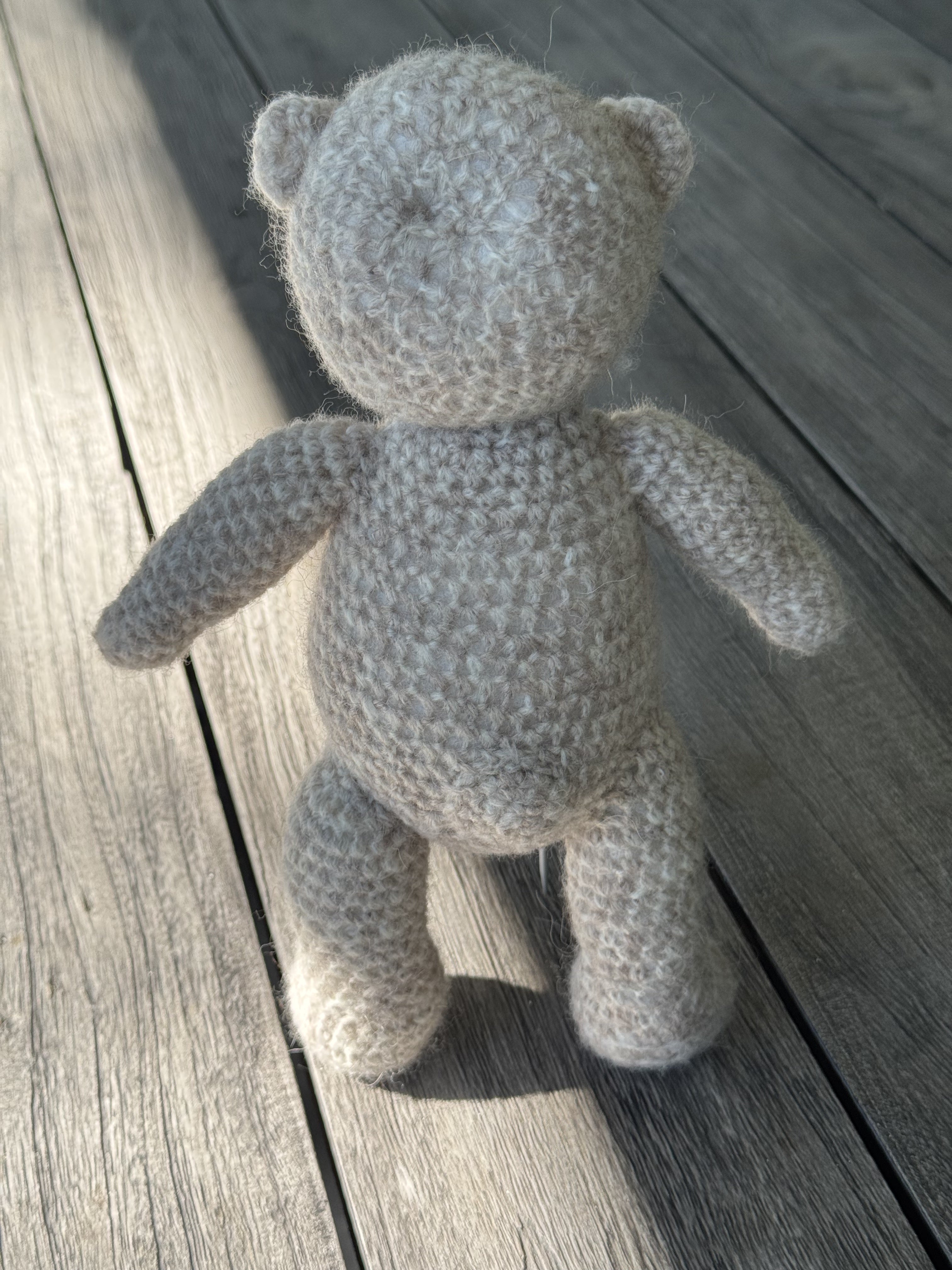 Handmade Amigurumi Bear with Two Outfits Toy 🐻🐰