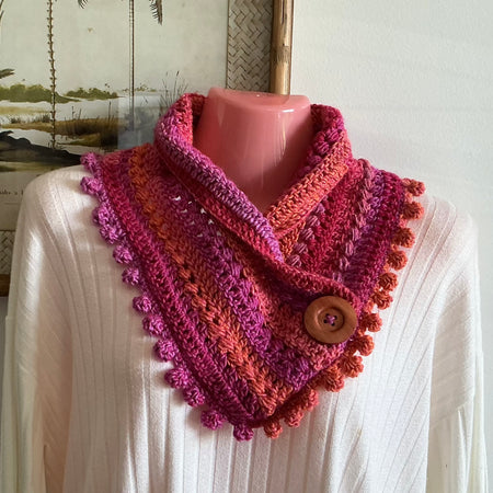 Neckwarmers, Scarf, Cowl - Acrylic Cowl