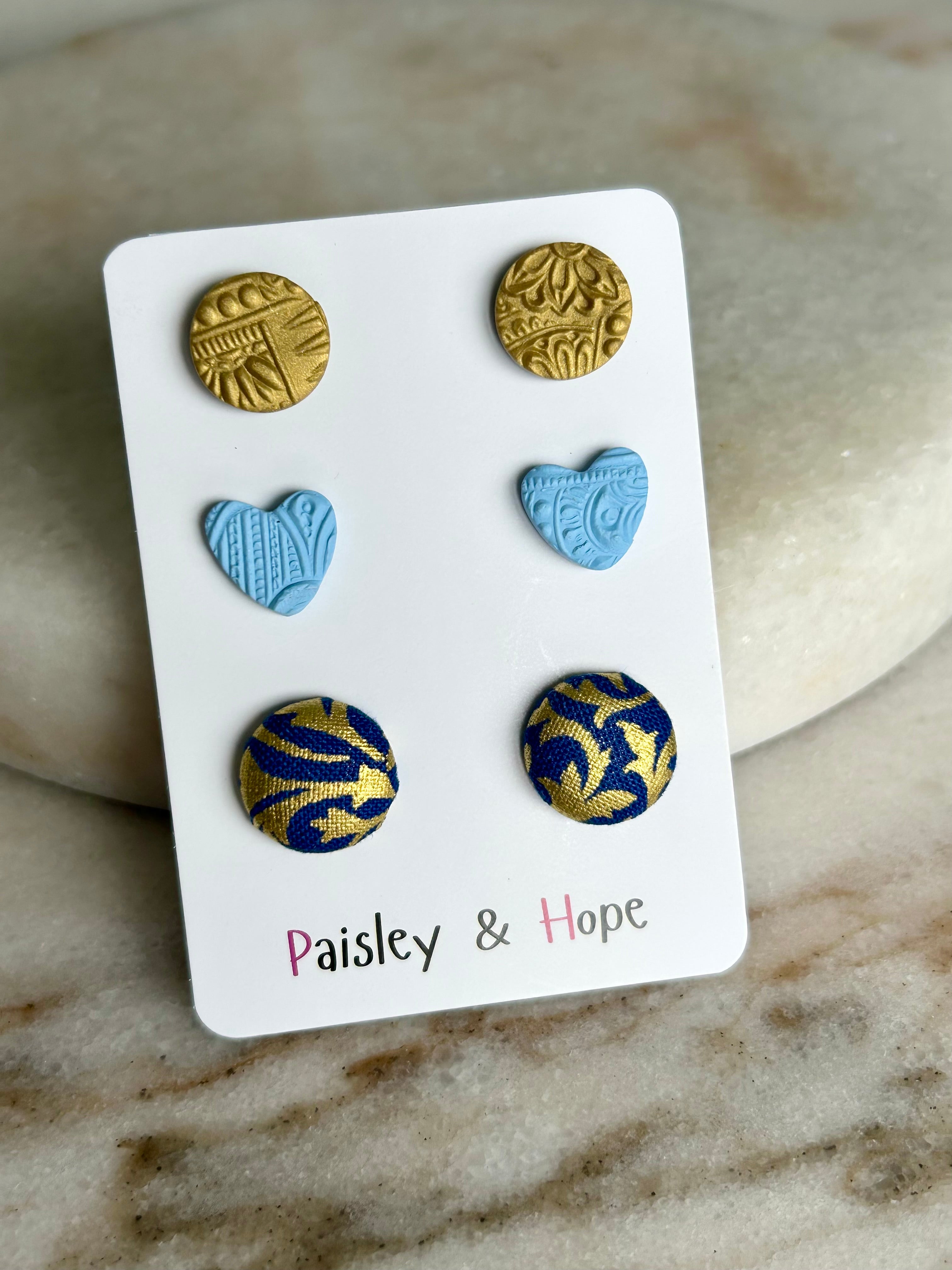 Polymer Clay Stud Pack - Choose design