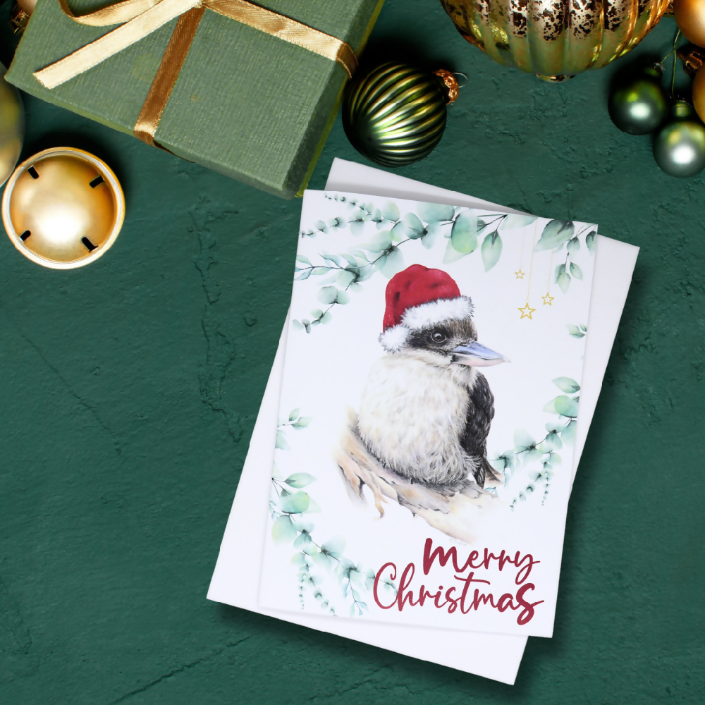 Australian-artist-christmas-cards-kookaburra