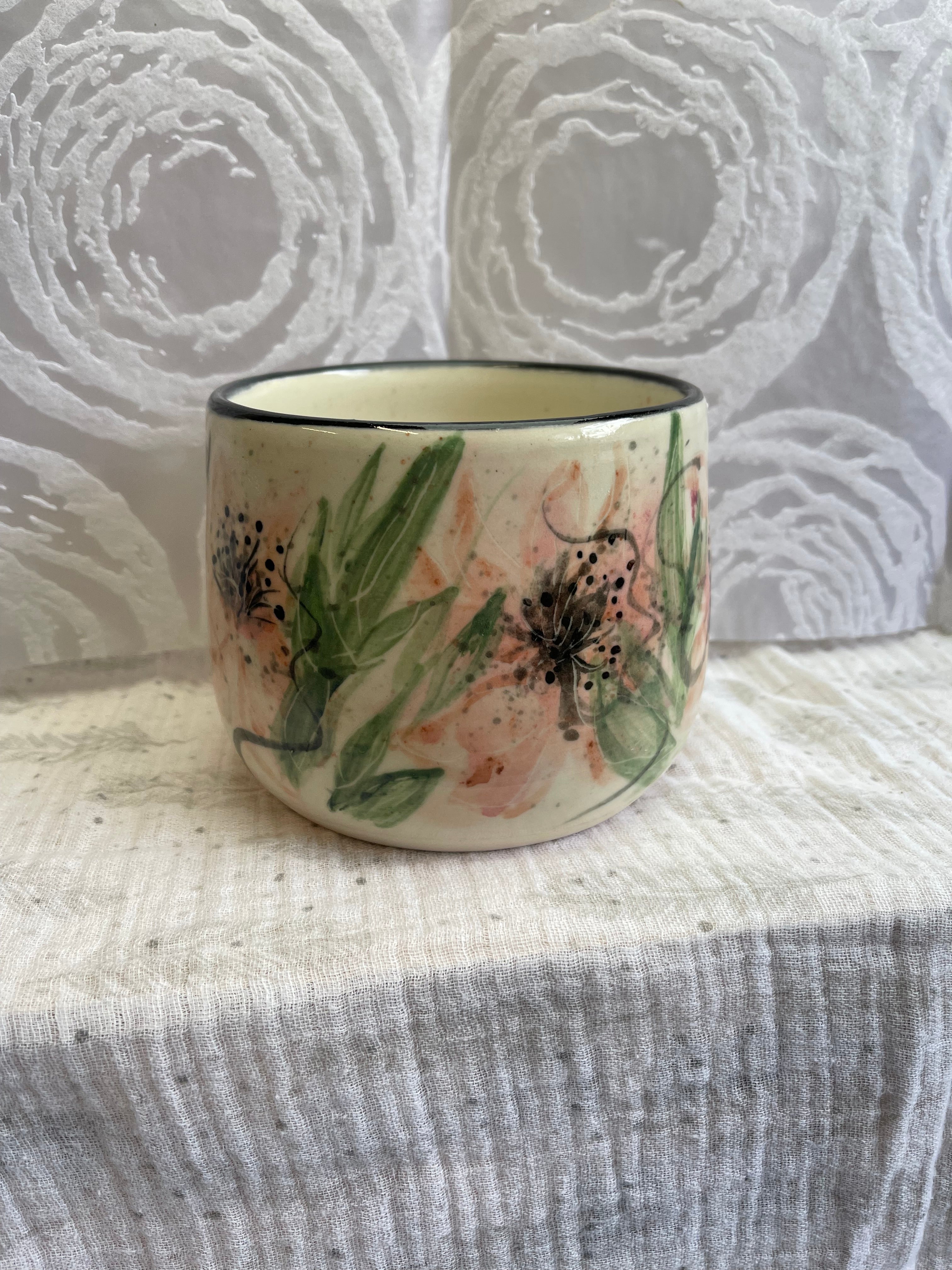 Ceramic Container/Pot ‘Garden Reflections’